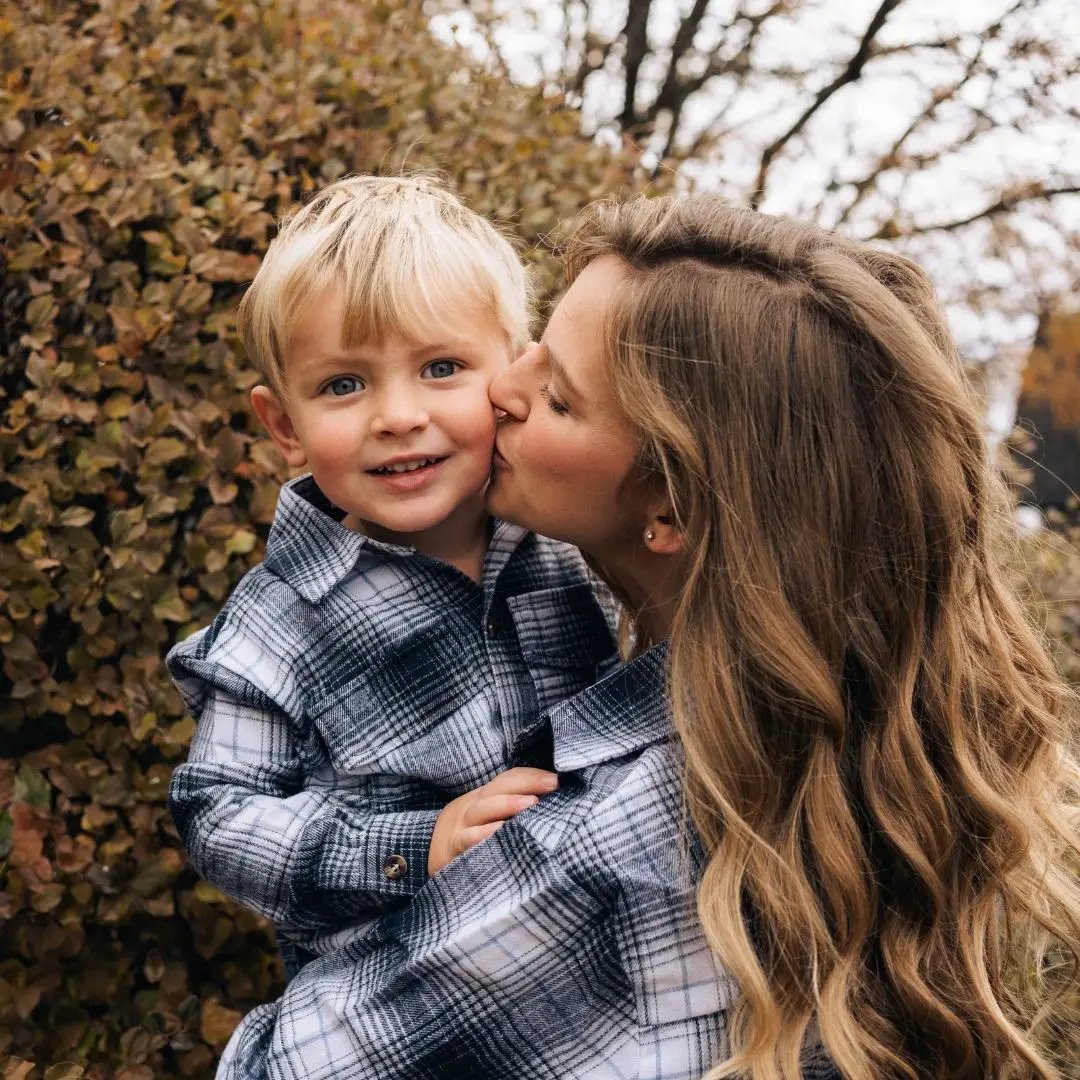 HAHA MAMA Clothing Lightweight Navy Flannel - MINI - Clothing