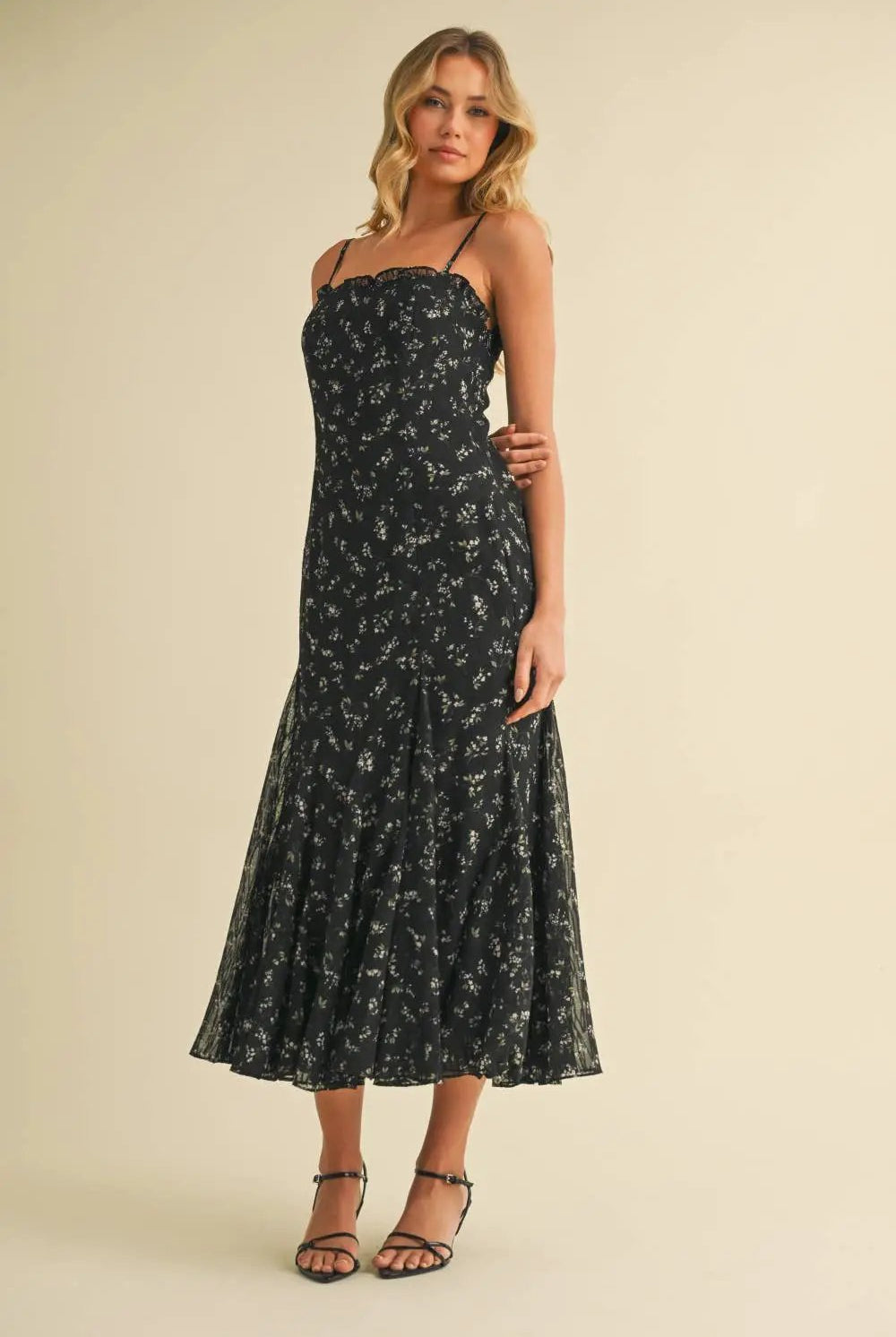 Klesis The Garden Grace Mermaid Midi Dress - Dresses