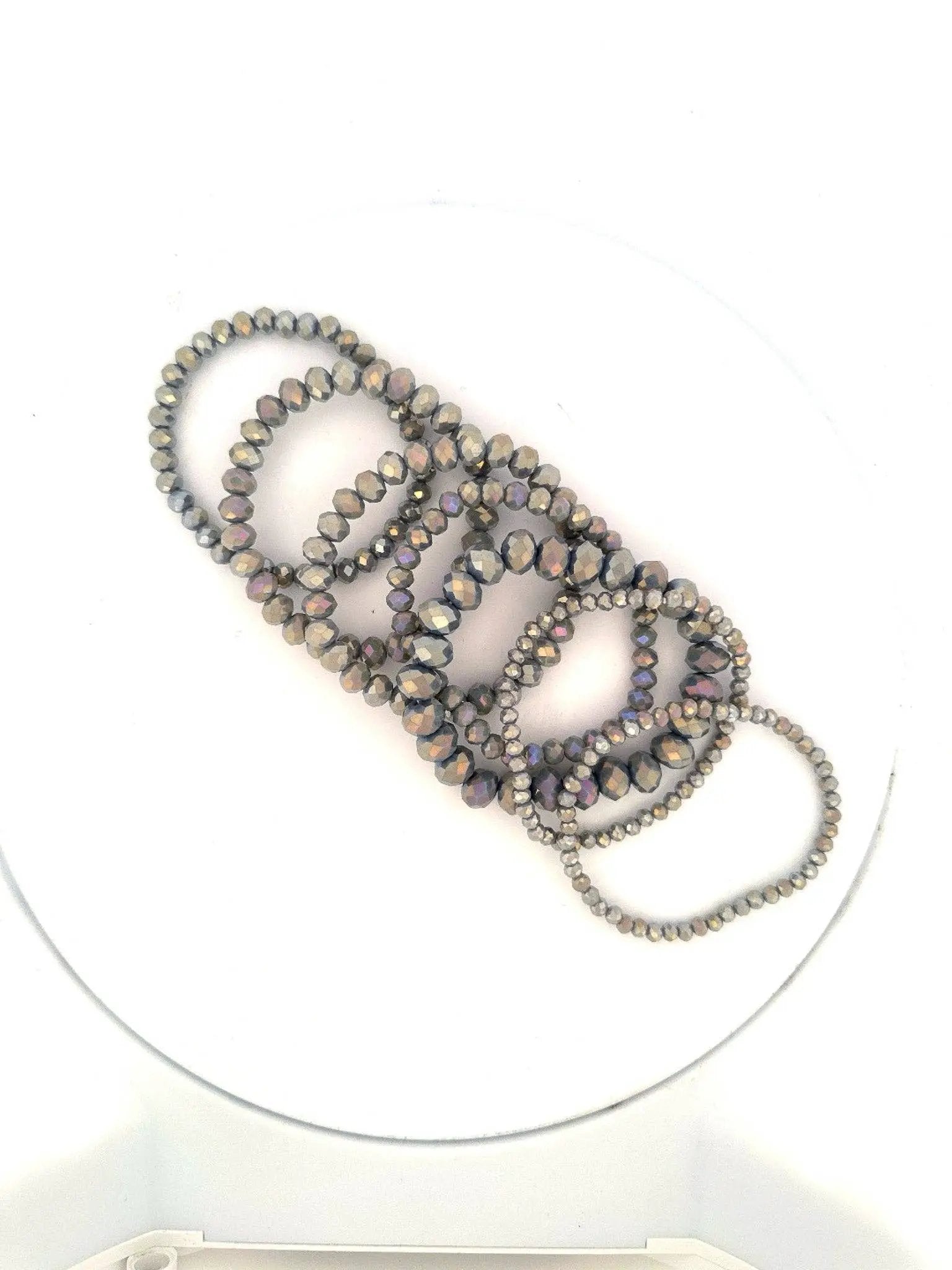 Nette Road Wholesale Unicorn Glass Bead Bracelets - Set of 7 - Bracelets