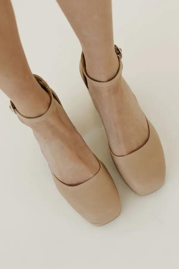 OASIS SOCIETY The Oslo Apricot Mary Jane - Heels
