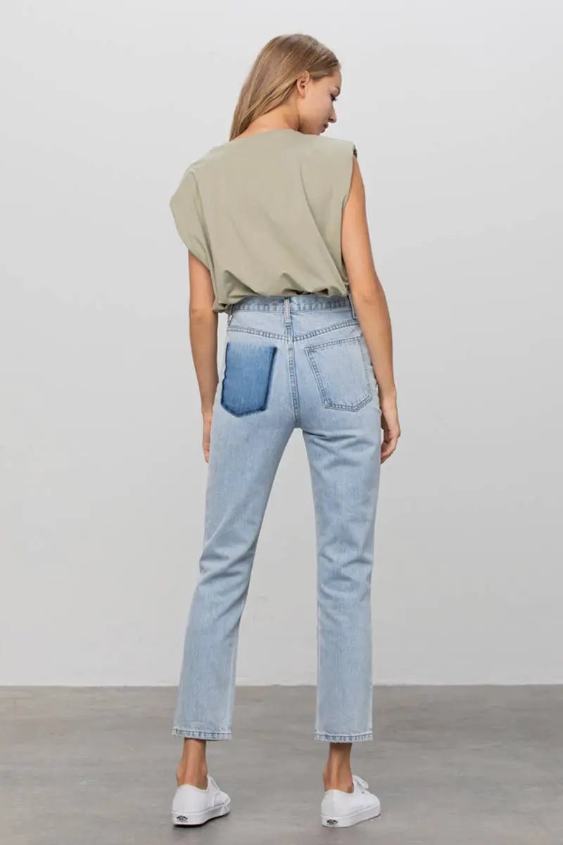 Insane Gene USA The Everyday Edge High-Waist Tapered Jeans - Jeans