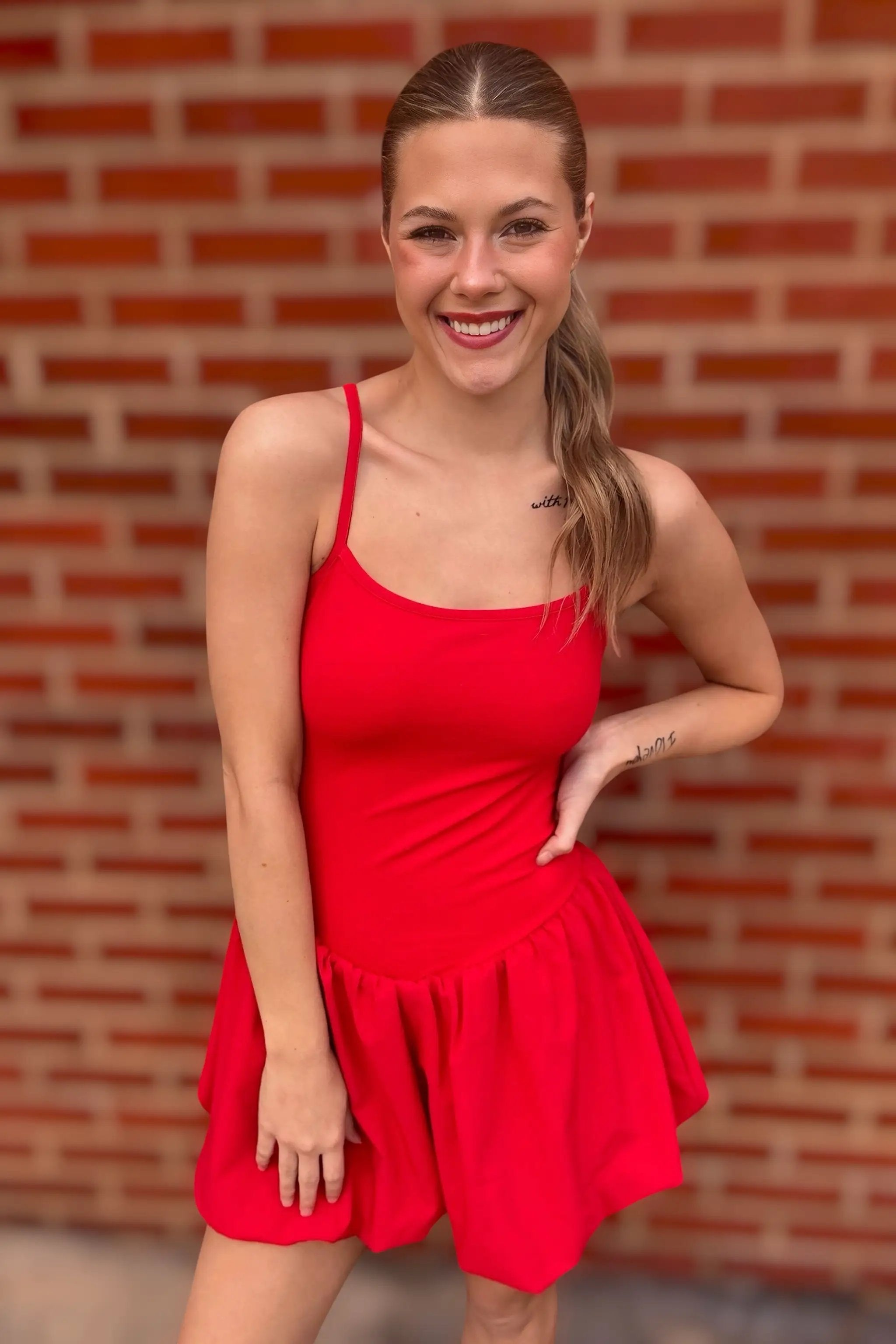 Active Basic | Active USA Red Court Crush Active Dress - Activewear