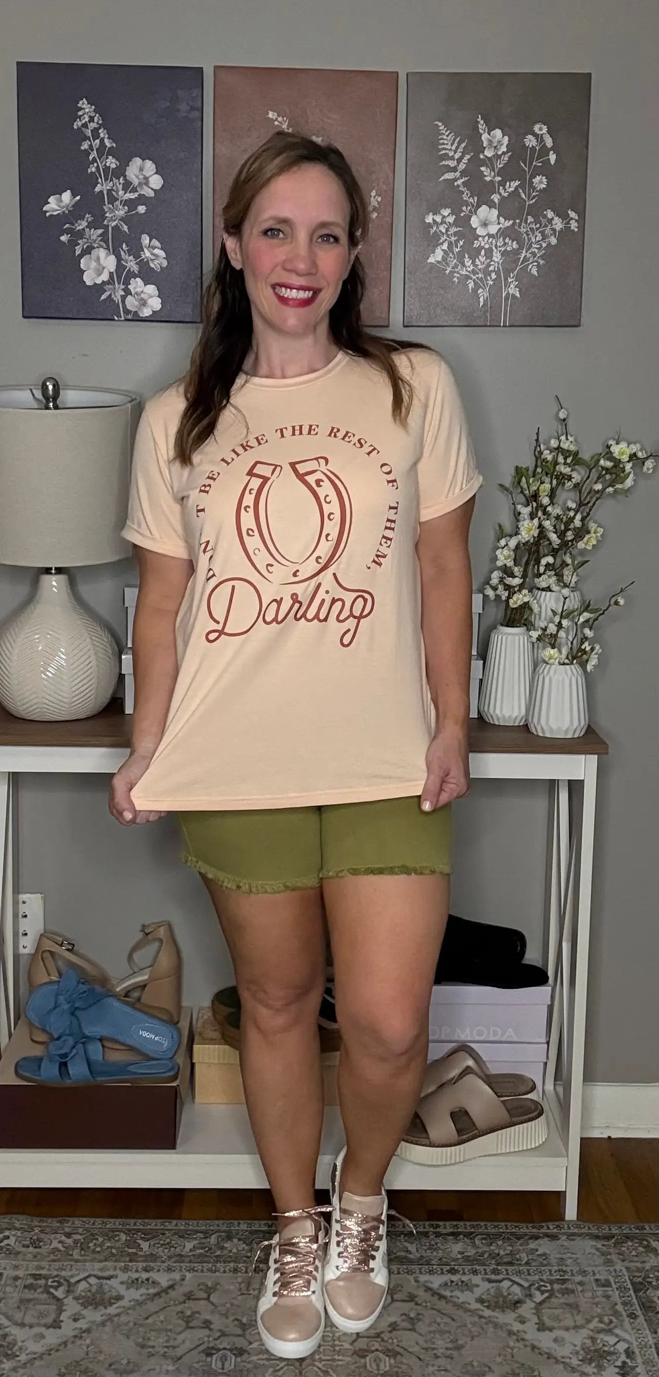 Grateful Threads Boutique Khaki "DO NOT BE LIKE THE REST OF THEM DARLING" Graphic Tee - T-Shirts Khaki DO NOT BE LIKE THE REST OF THEM Darling Graphic Tee