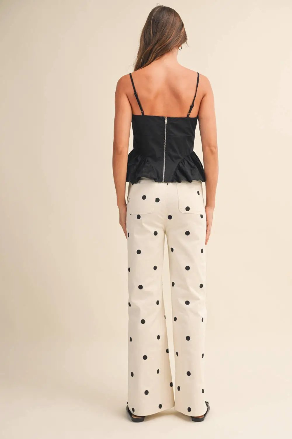 Klesis The Dotty About You Wide Leg Denim Pants - Pants Pants
