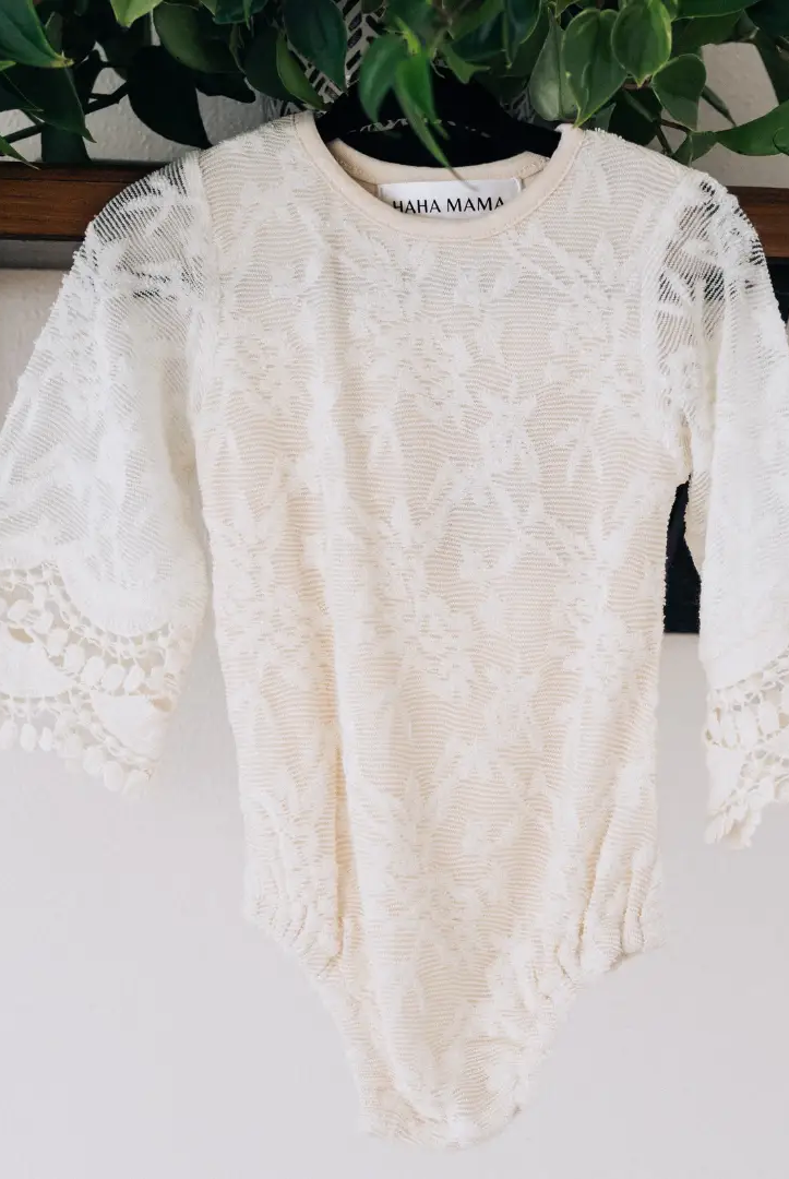 HAHA MAMA Clothing Ivory Lace Mommy & Me Dress - Infant - Baby & Children's Dresses