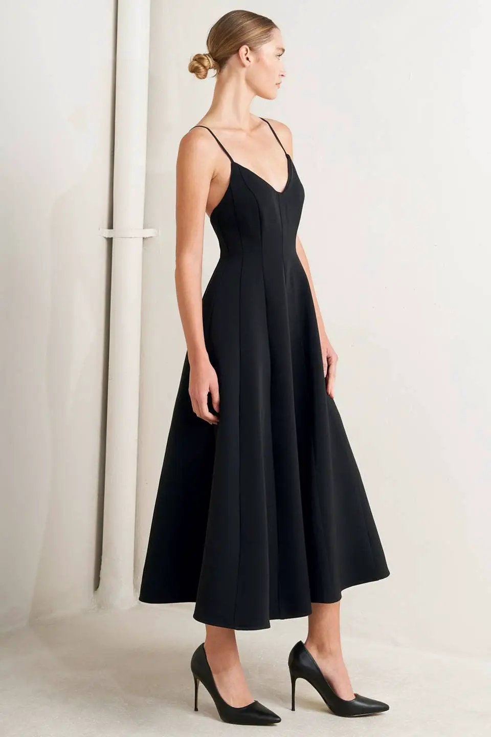 FLYING TOMATO The Effortless Elegance Midi Dress - Dresses