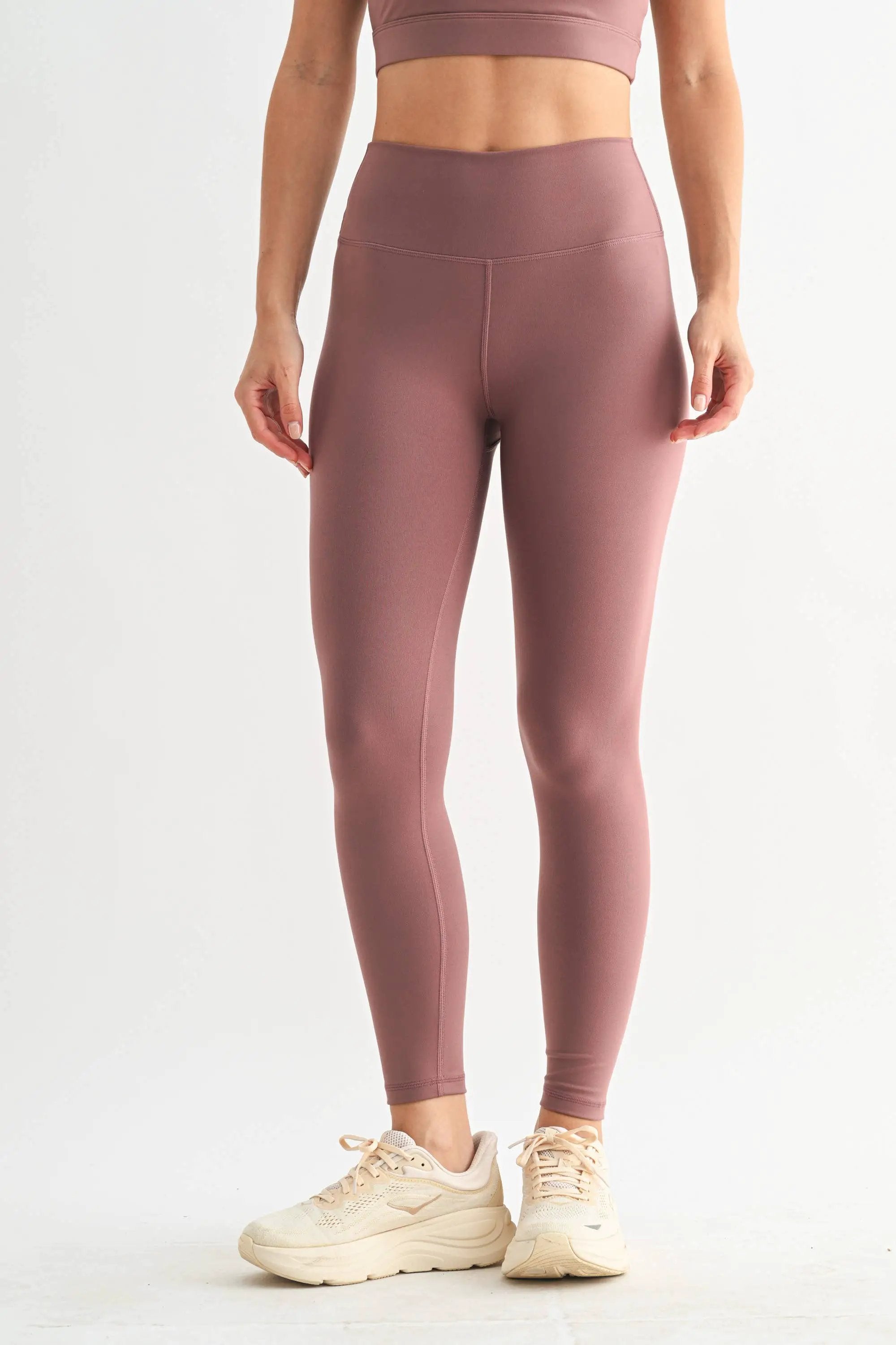 Mono B Mono B - Newport FlexForm Foldover High-Waisted Leggings - Leggings Mono B - Newport FlexForm Foldover High-Waisted Leggings