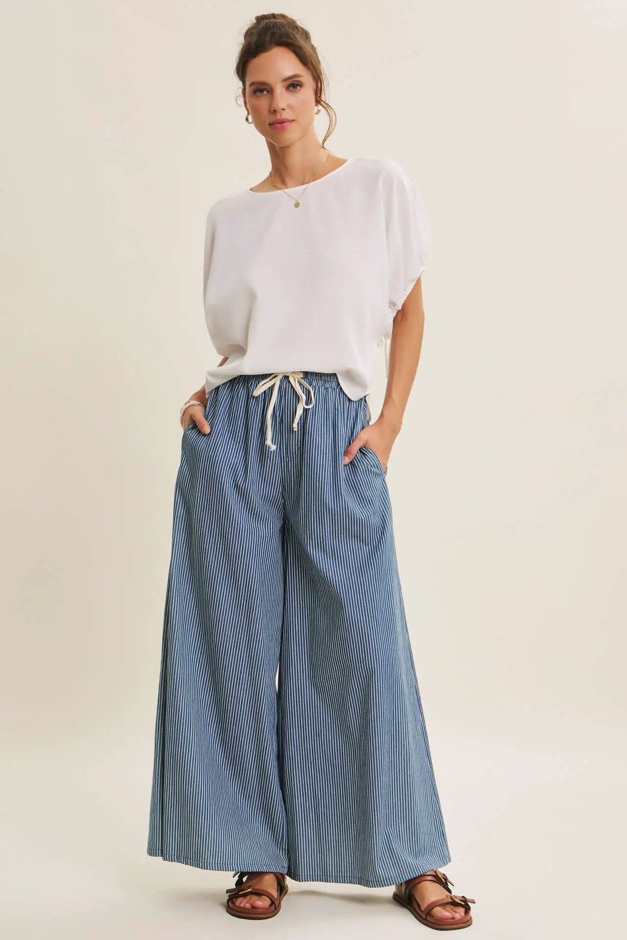 in february The Light & Lovely Dolman Blouse: Off White - Blouses