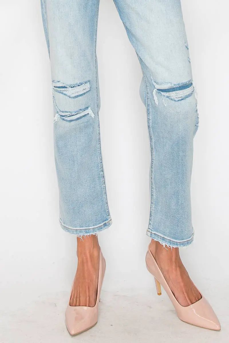 ARTEMIS VINTAGE Artemis Vintage High Rise Straight Jeans - Jeans