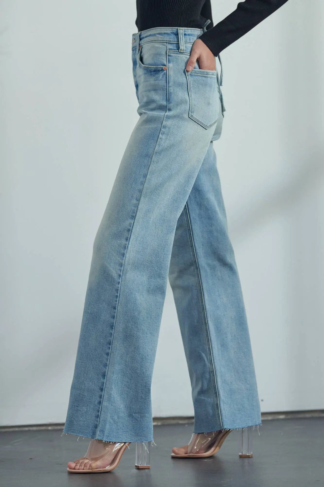 ARTEMIS VINTAGE Artemis Vintage 90'S Vintage Stretch Wide Leg Jeans - Jeans