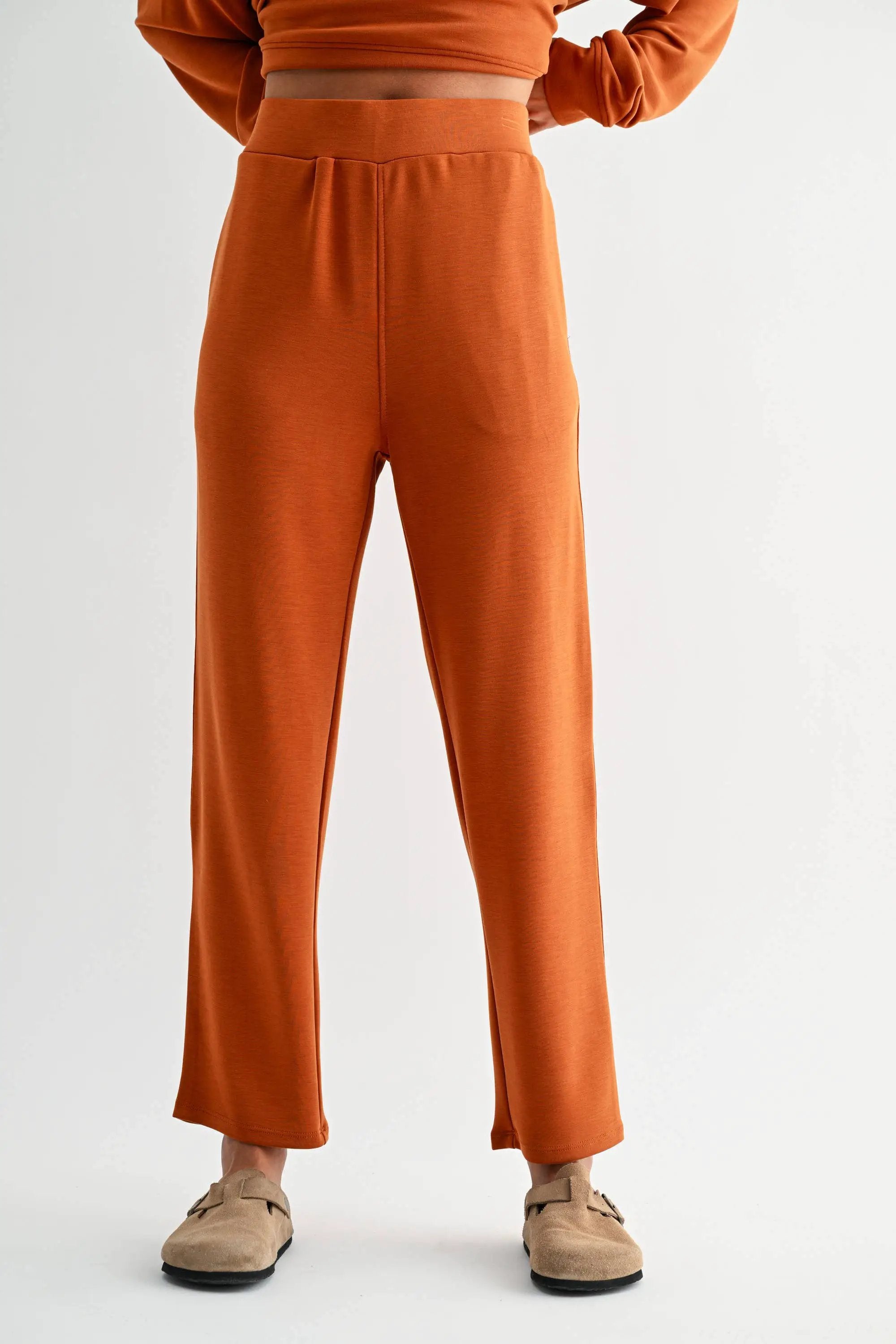Mono B Mono B - Laguna Soft Drape Cropped Pants - Trousers Mono B - Laguna Soft Drape Cropped Pants