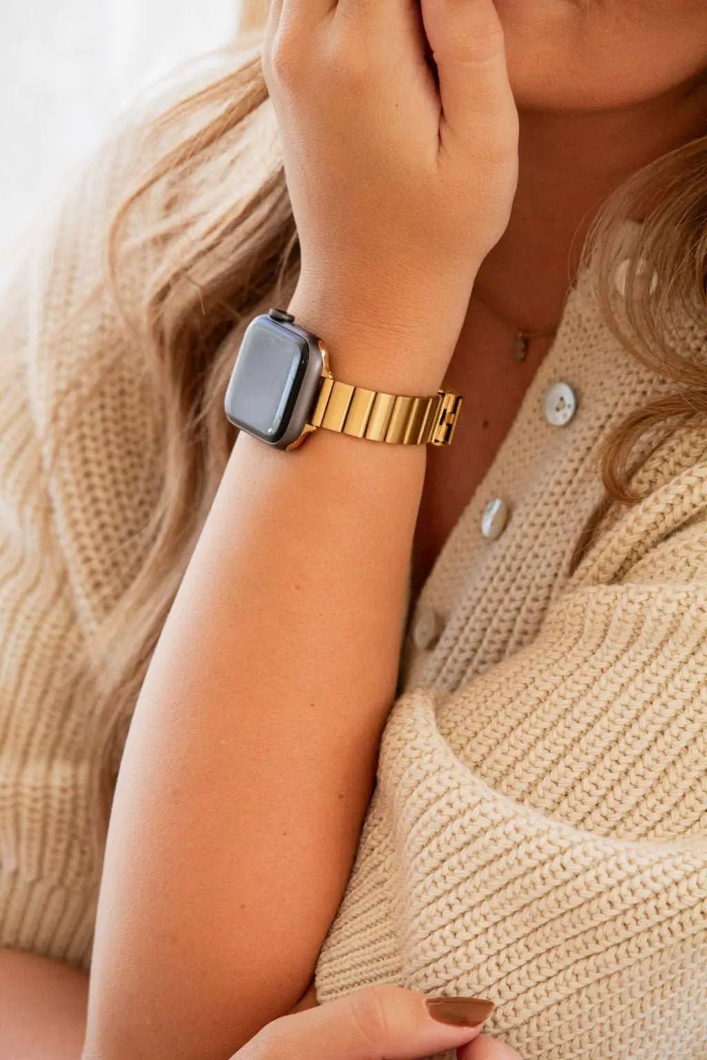 Shop ANDi Gold Luxe Watch Band - Watch Accessories