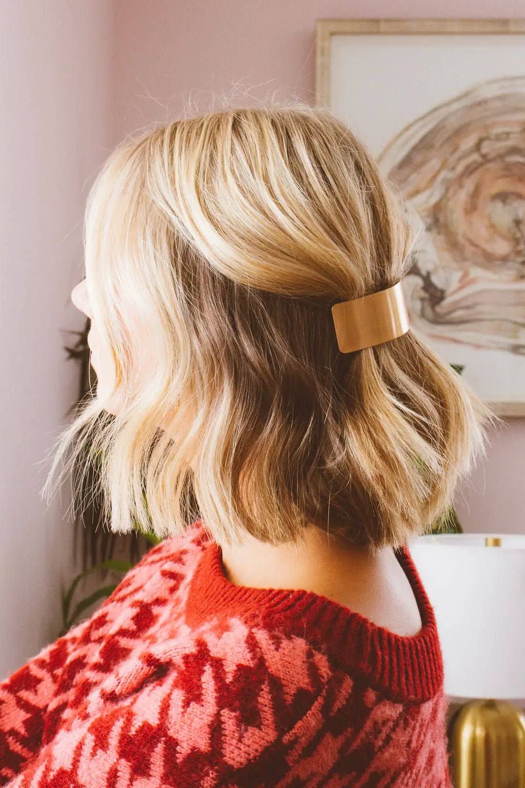 Shop ANDi Brushed Bronze Bar Clip - Hair Pins, Claws & Clips