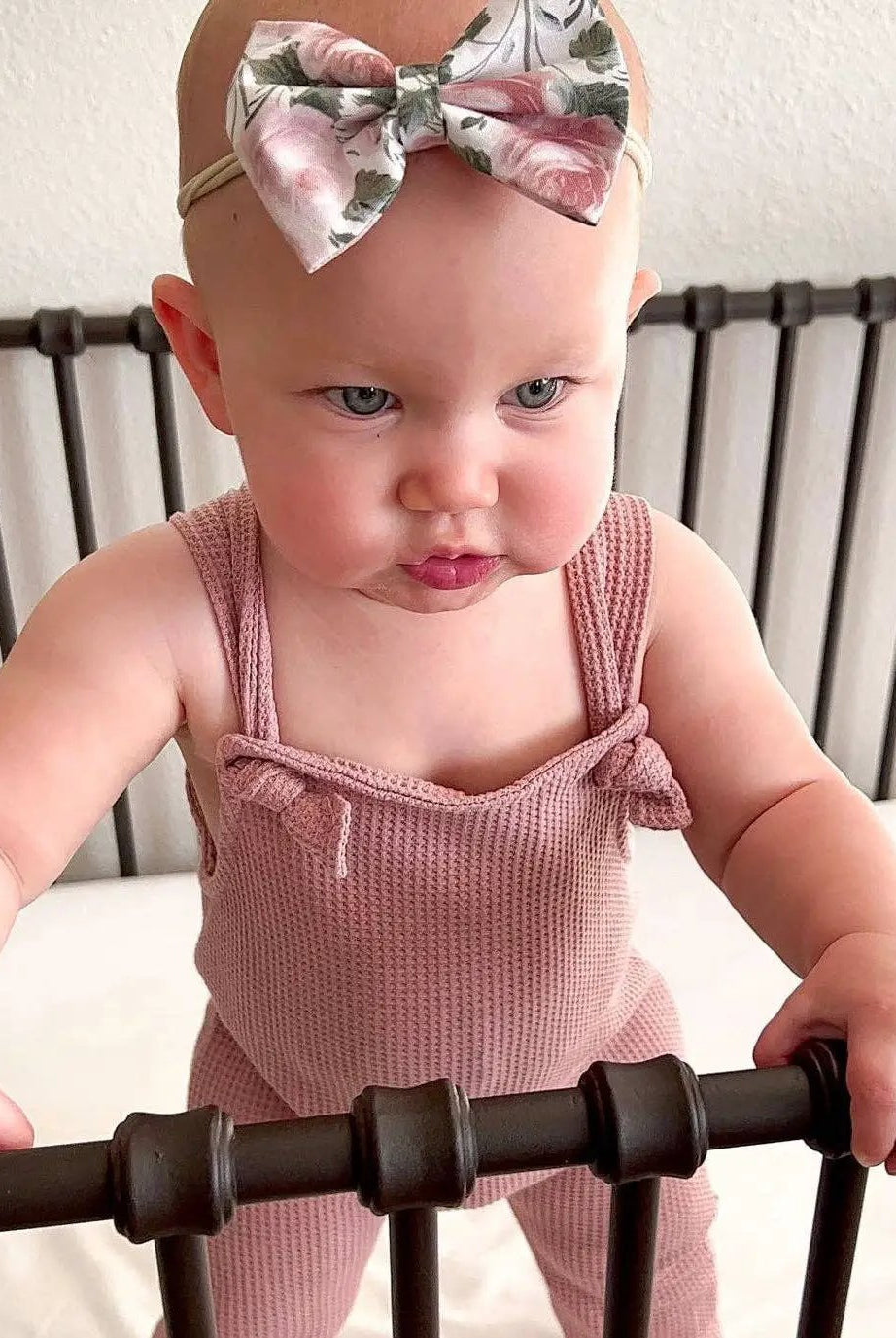 Celebrate Your Tribe Blush Knotted Pant Overalls - Baby One-Pieces