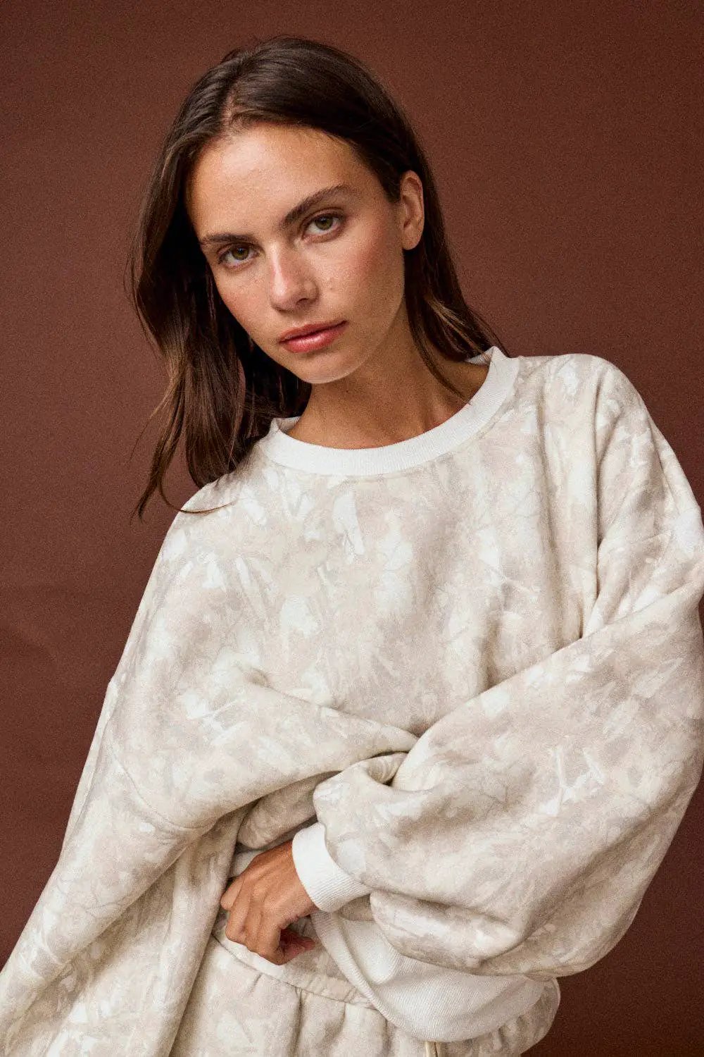 Papermoon The Woodland Camo Crewneck Set: Off White Camo - Outfit Sets