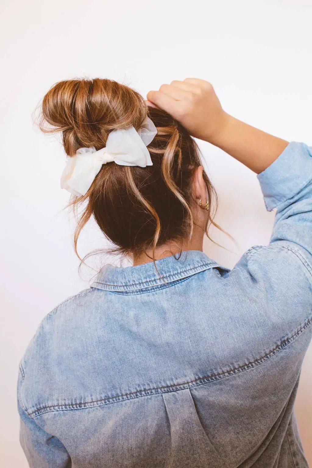 Shop ANDi Perfect Chiffon Bow Scrunchie - Ponytail Holders