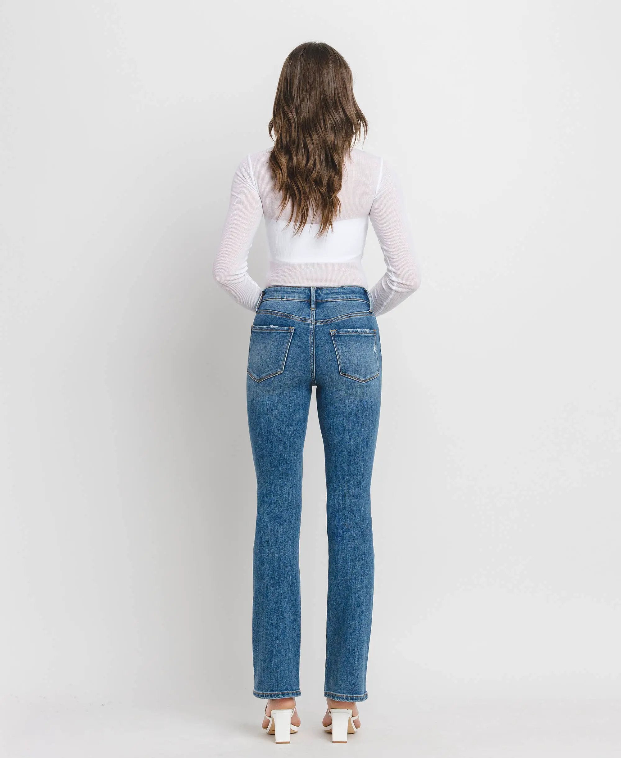 VERVET by FLYING MONKEY VERVET High Rise Bootcut Jeans - Jeans