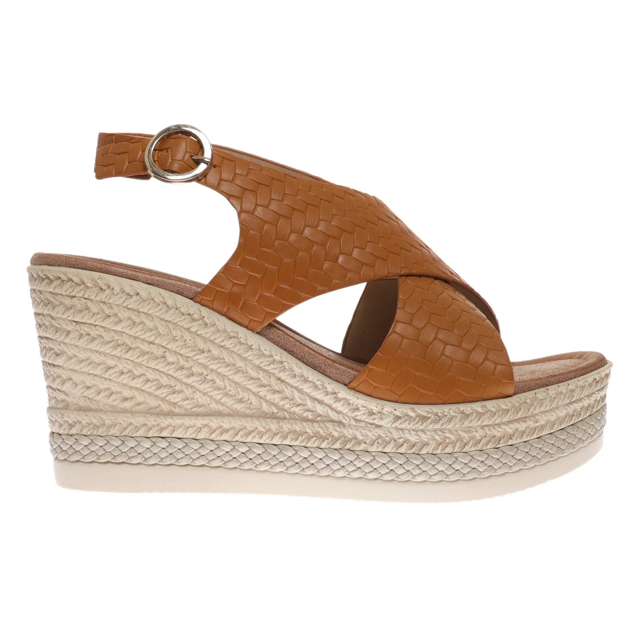 Pierre Dumas The Passion Wedge by Pierre Dumas  - Heels Brown wedge sandals