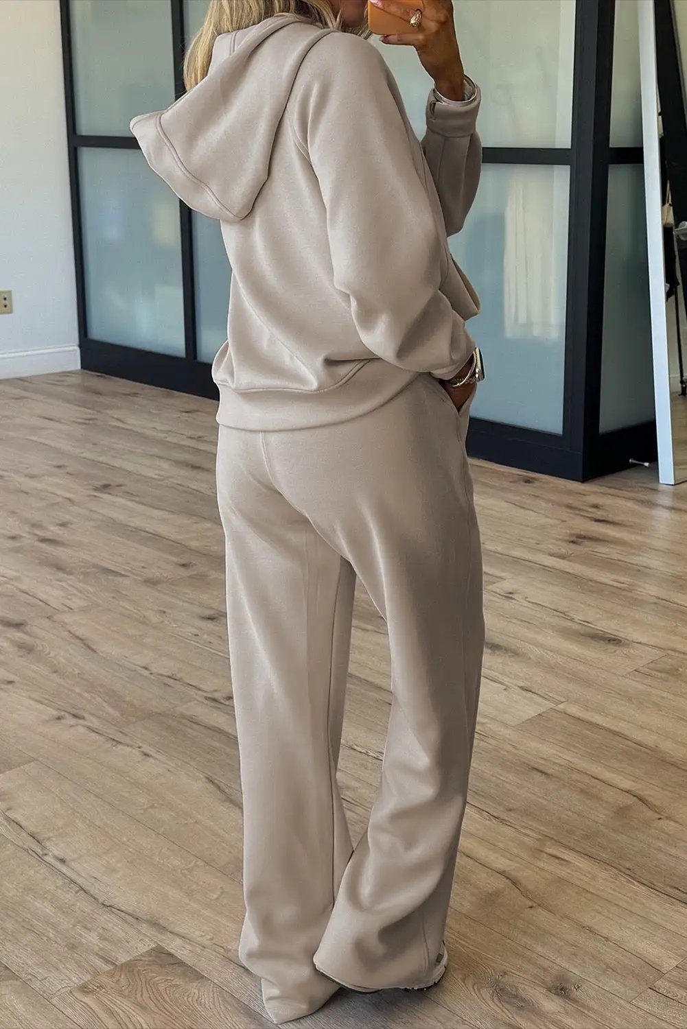 Grateful Threads Boutique Modal Luxe Half Zip Hoodie & Pants Set - Outfit Sets