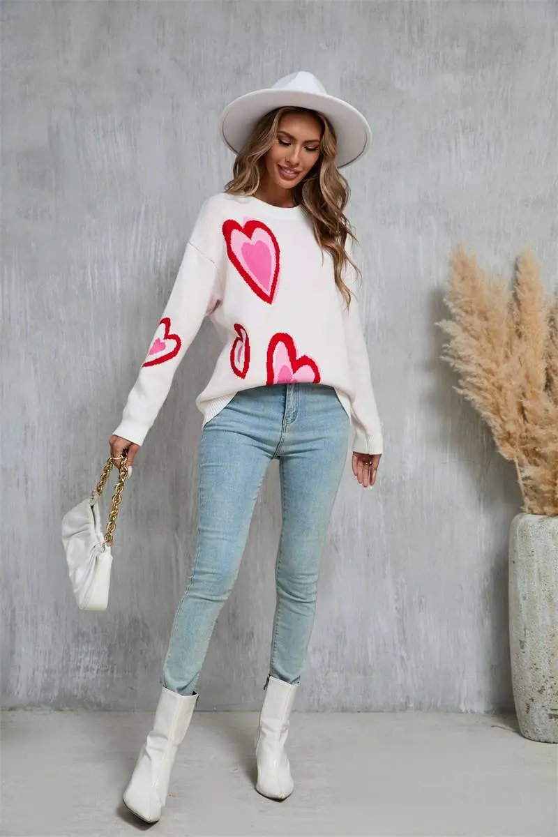 NINEXIS Heartbreaker Valentine Sweater - Sweaters Top