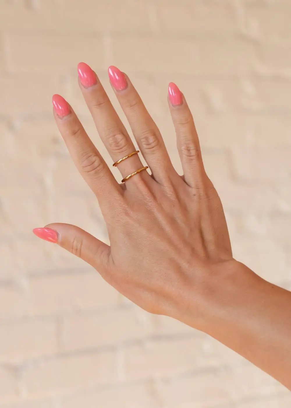 Panache Apparel Co. The Luxe Gold Thin Hollow Ring - Rings