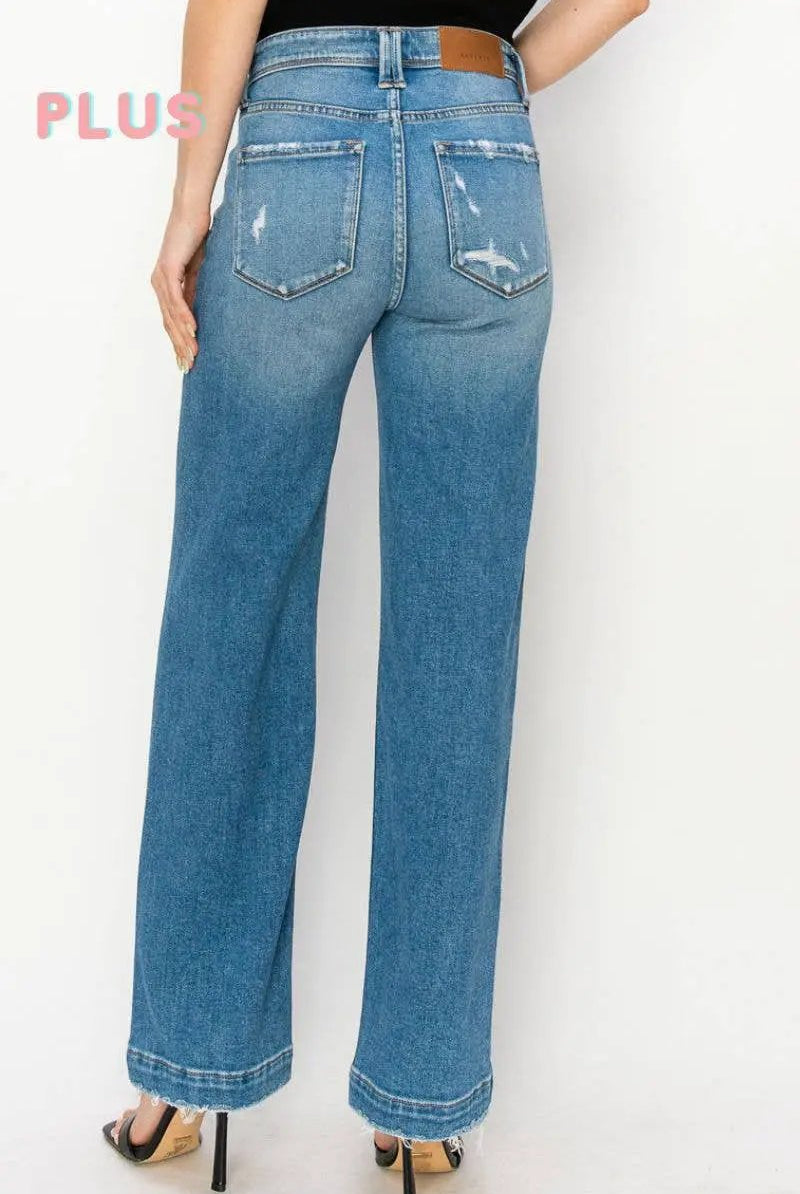 ARTEMIS VINTAGE Artemis Vintage High Rise Straight Leg PLUS Jeans - Jeans