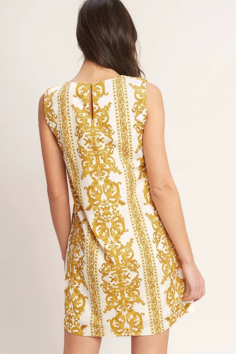 FLYING TOMATO The Golden Hour Charm Mini Dress - Dresses