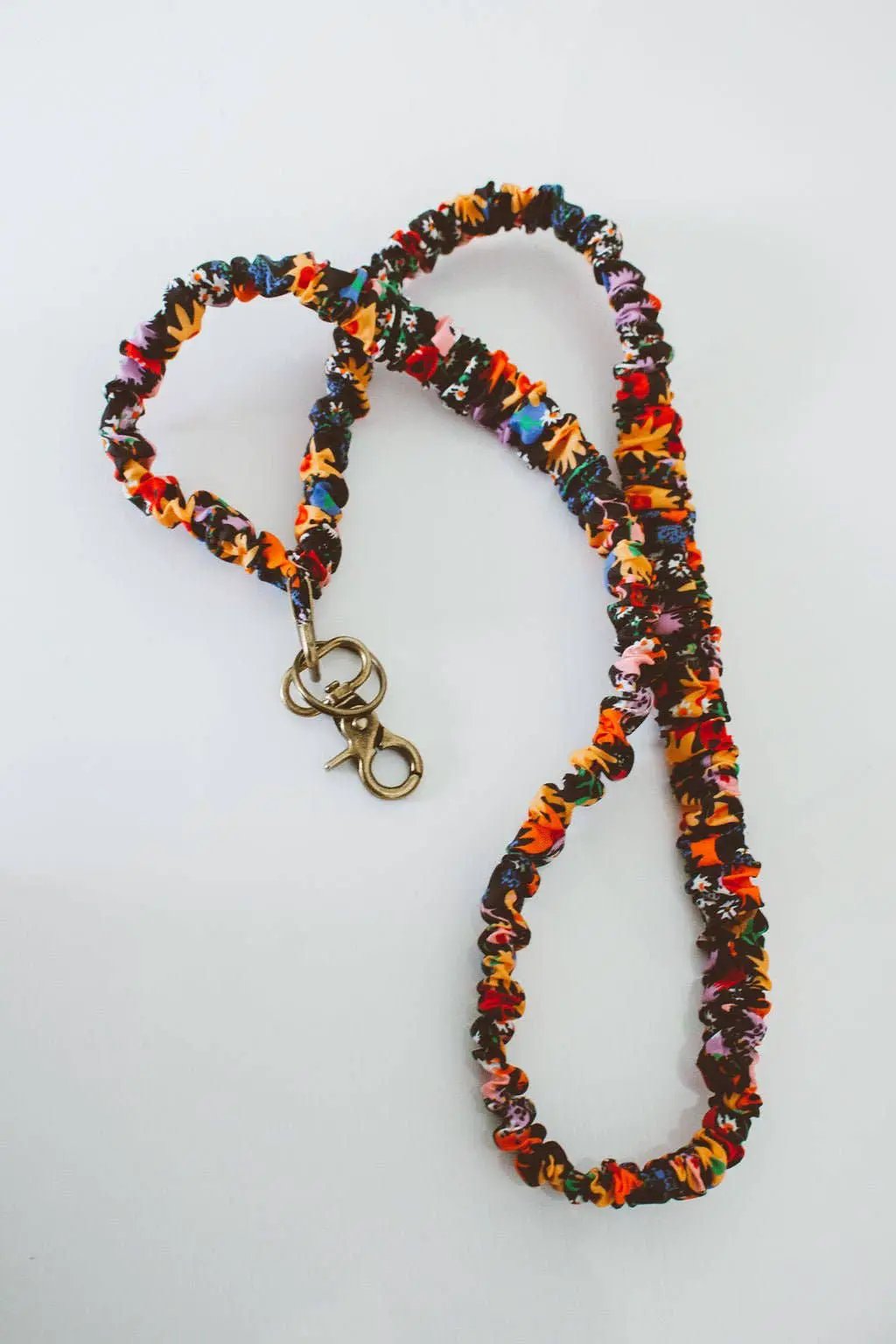 Shop ANDi Shop ANDi - Groovy Bright Floral Lanyard - Lanyards Apparel & Accessories