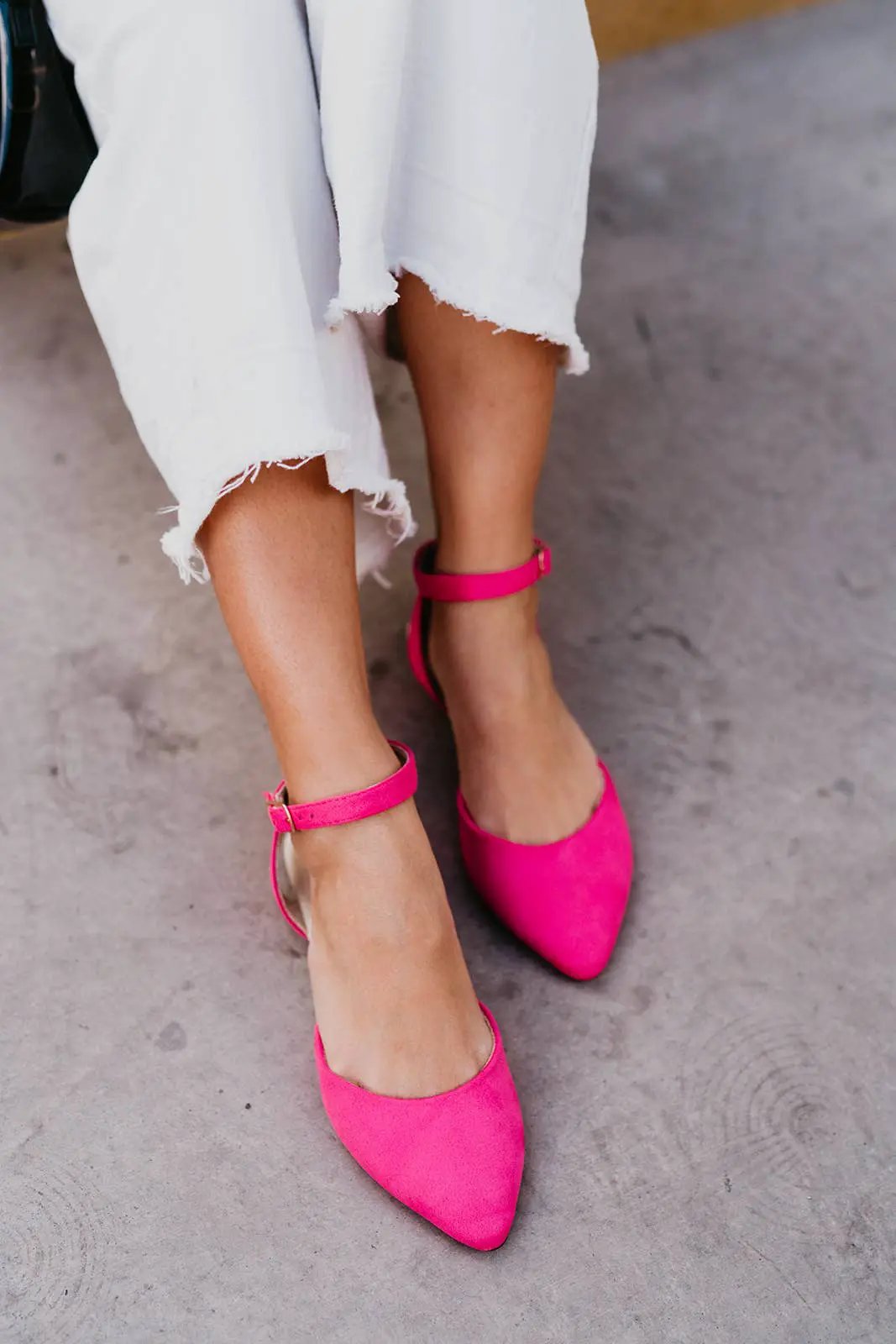 Rollasole Pink Crush Slingback Flats - Flats Flat pink slingback