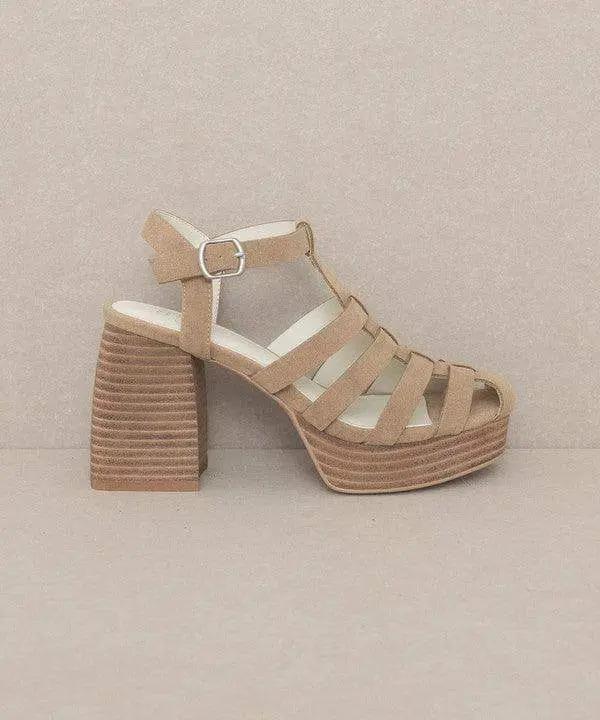 Oasis Society The Hailee Gladiator Heel - Heels