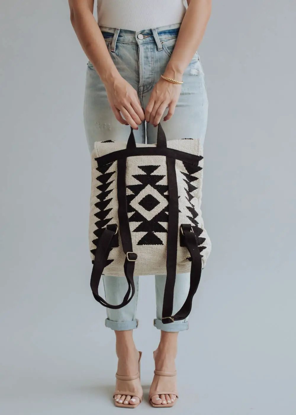 Panache Apparel Co. The Desert Rhythm Aztec Backpack - Backpacks