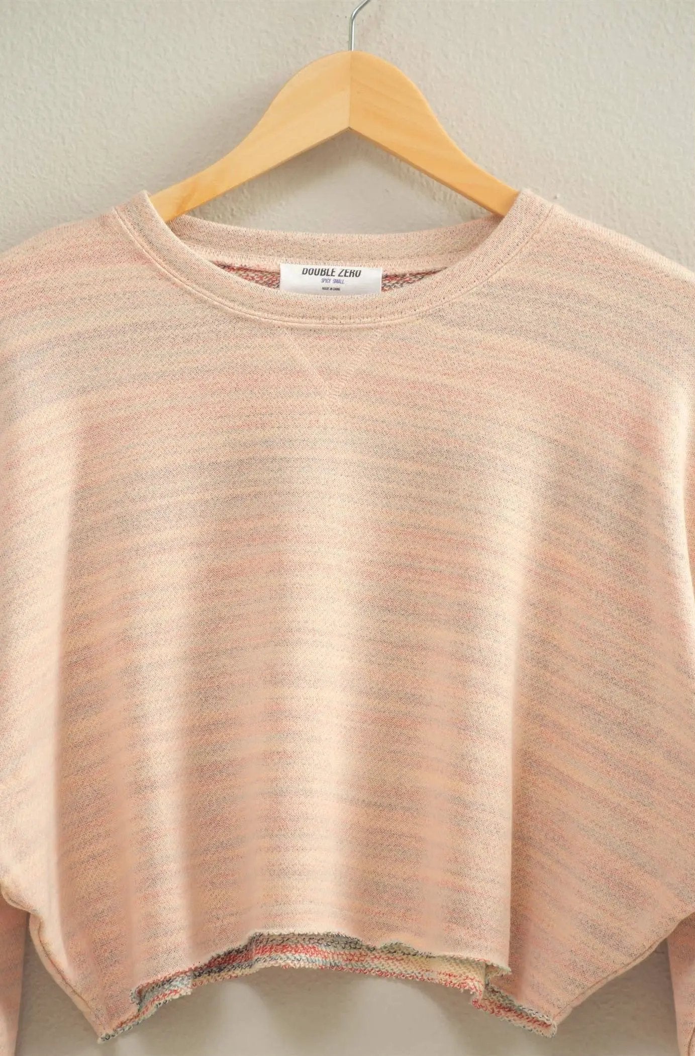 HYFVE HYFVE - Soft Blush Ease Drop-Shoulder Cropped Top - Sweaters