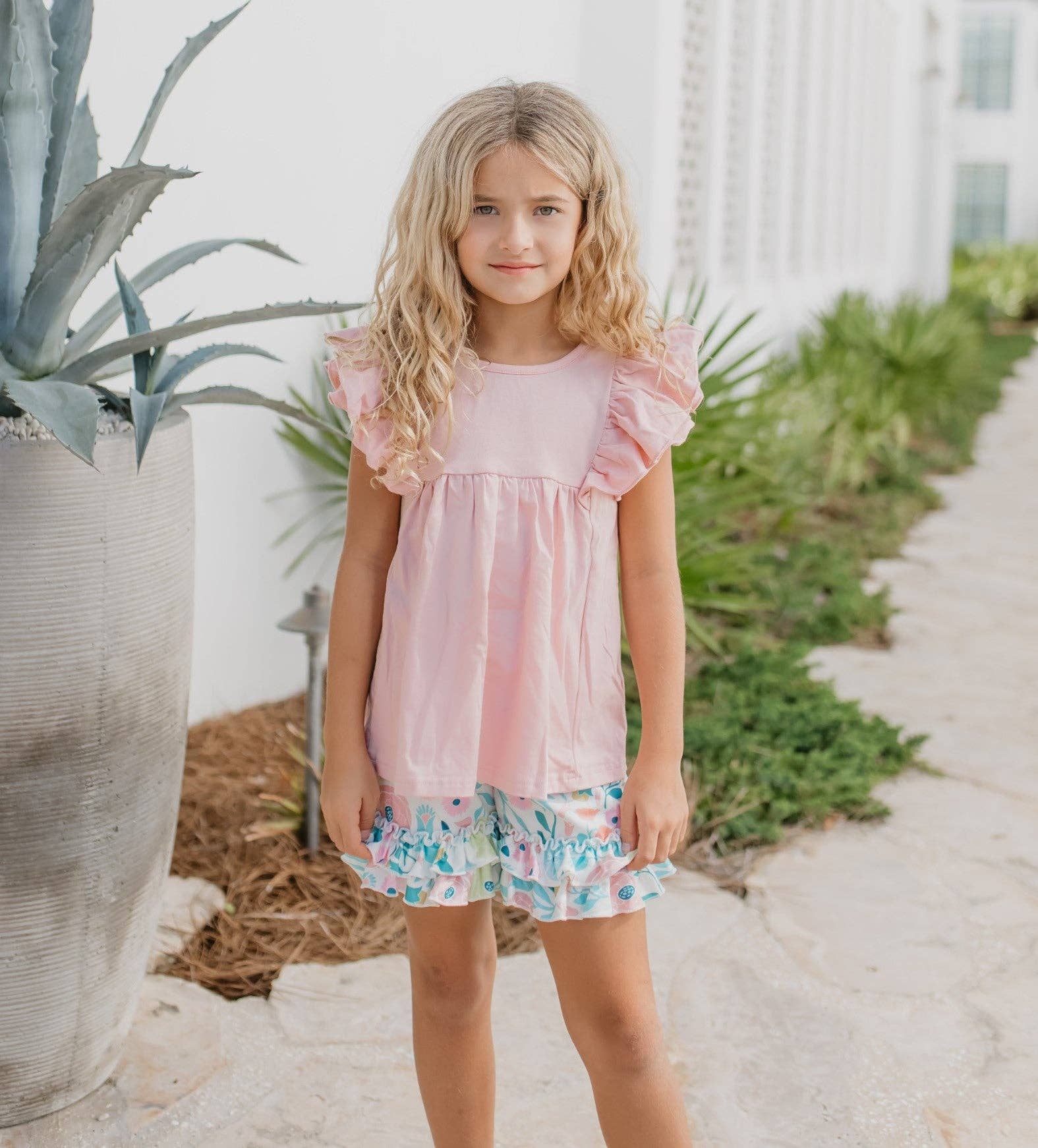 Adorable Sweetness The Sweet Peony Ruffle Set - Outfit Sets