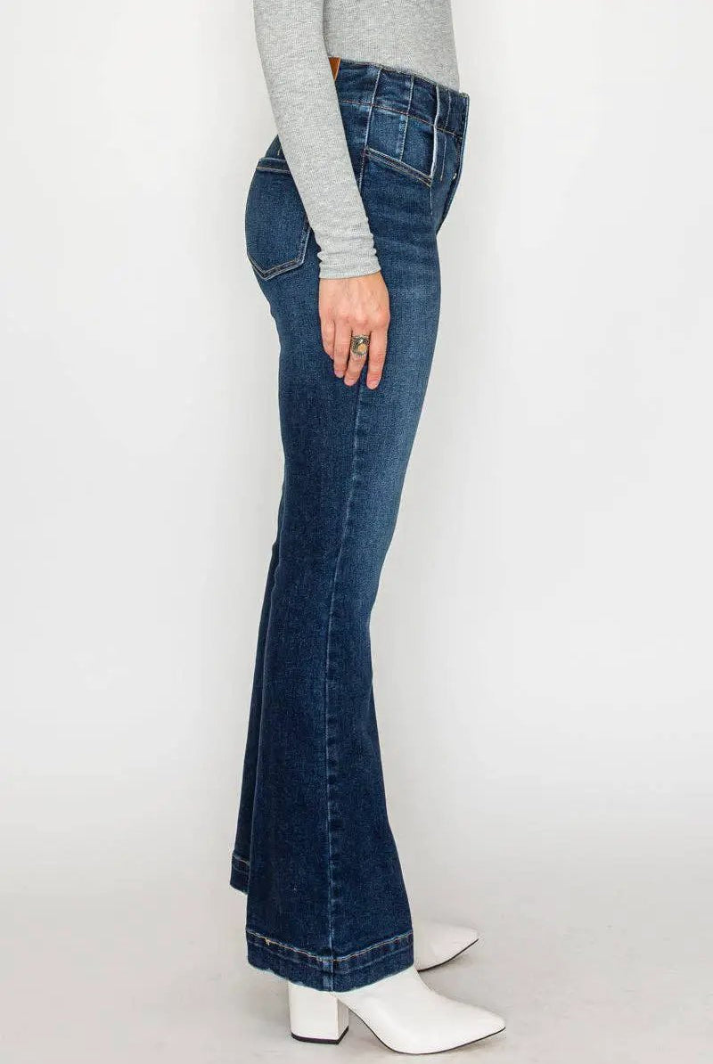 ARTEMIS VINTAGE Artemis Vintage “Curve Authority” Tummy Control + Hip Lifter Modern Flare Jeans - Jeans