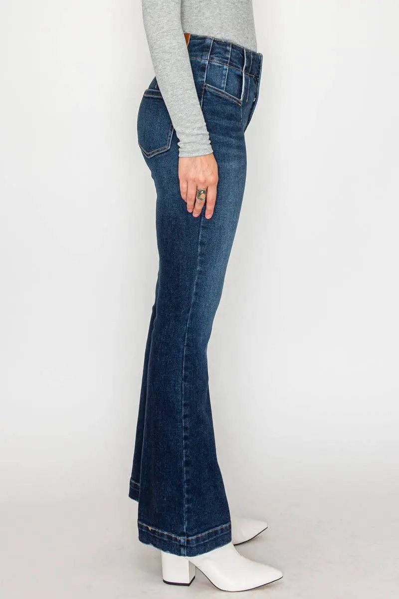 ARTEMIS VINTAGE Artemis Vintage “Curve Authority” Tummy Control + Hip Lifter Modern Flare Jeans - Jeans
