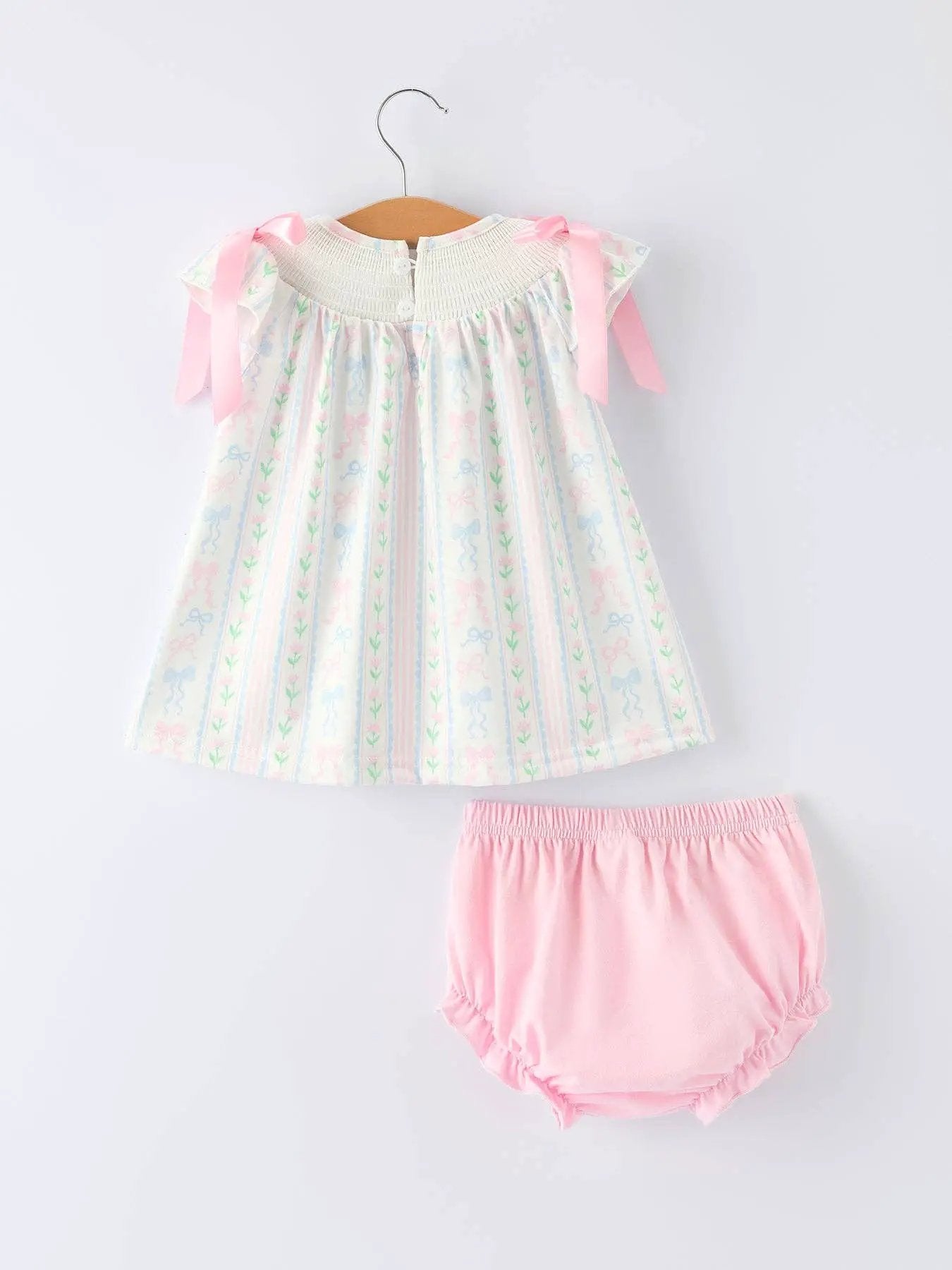 Rylee Faith Designs Sweetheart Stripe Bloomer Set - Baby & Children's Outfits