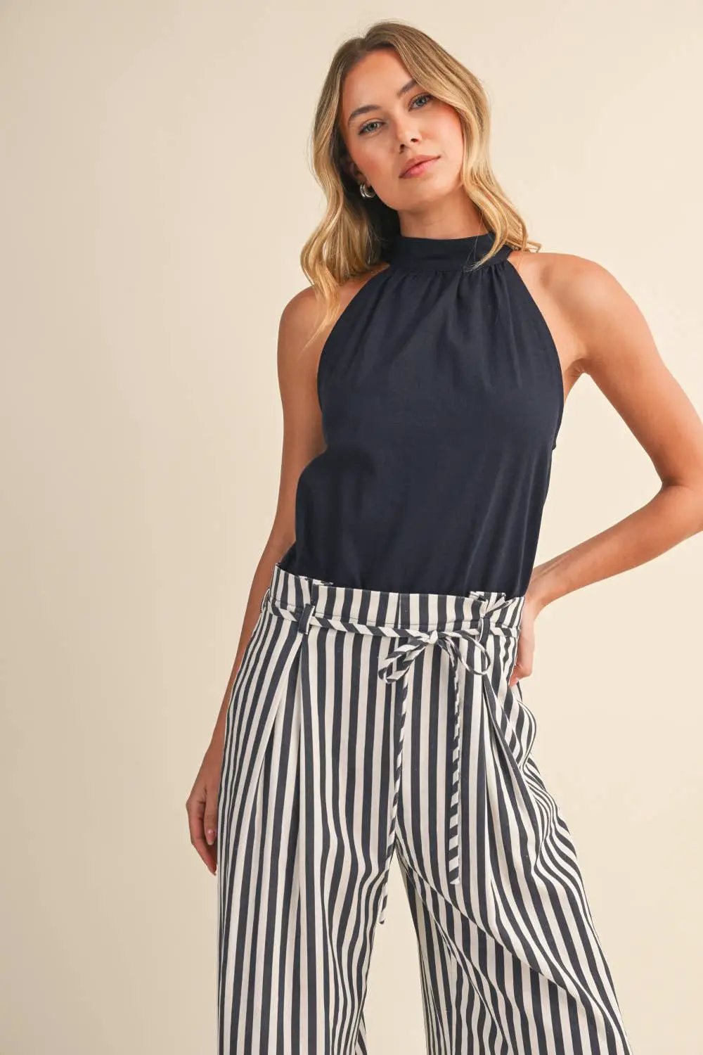 Klesis The Harborline Tie-Waist Jumpsuit - One-Pieces