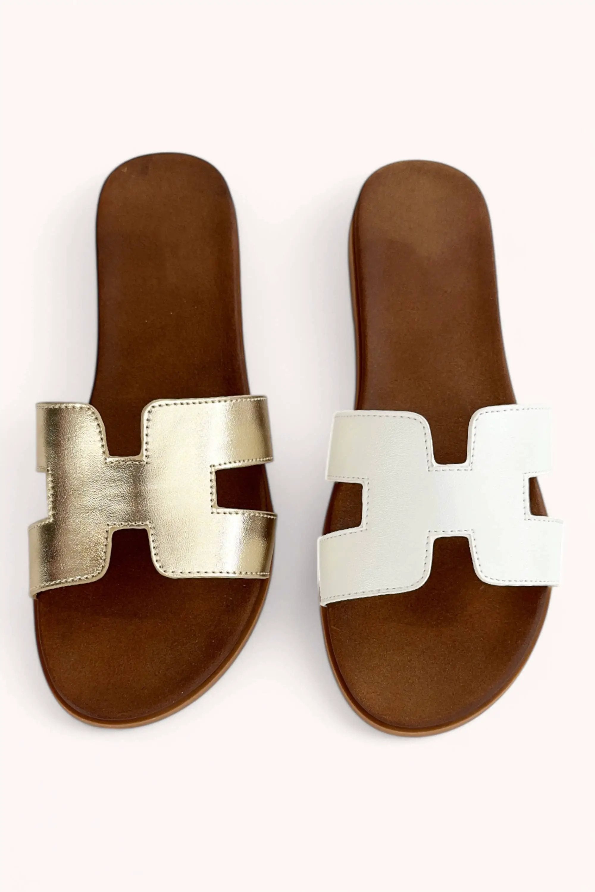 CCOCCI CCOCCI CUT-OUT DESIGN UPPER SLIP ON SANDALS - Flats Cut out design upper sandal