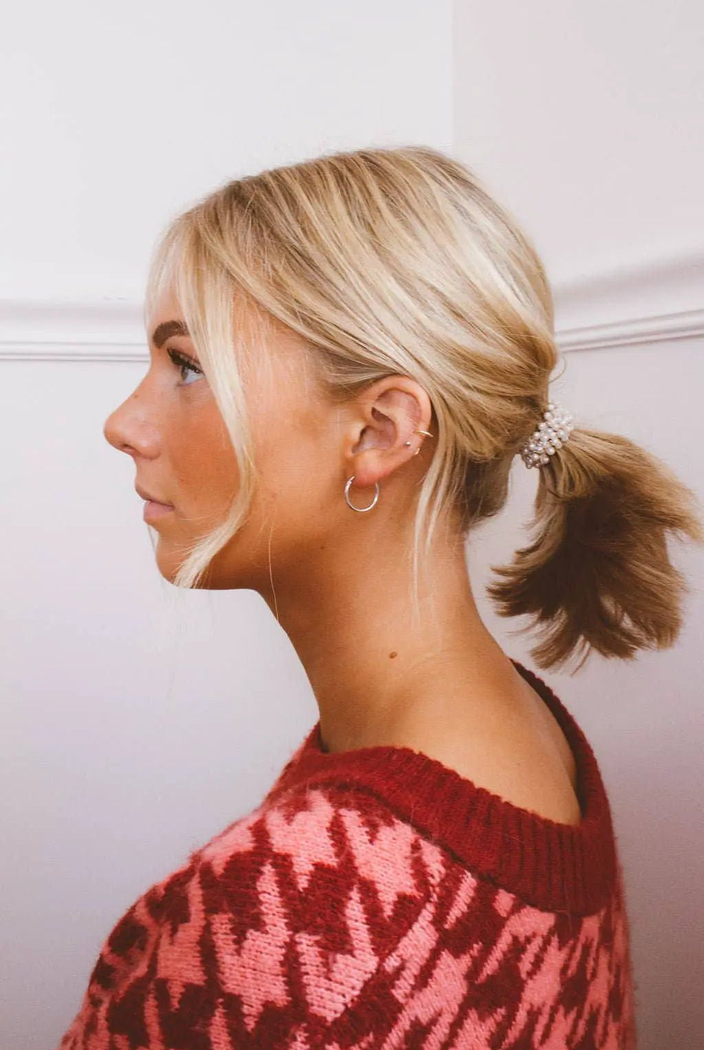 Shop ANDi Shop ANDi - Tiny Pearl Ponytail - Hair Accessories pearl ponytail holder