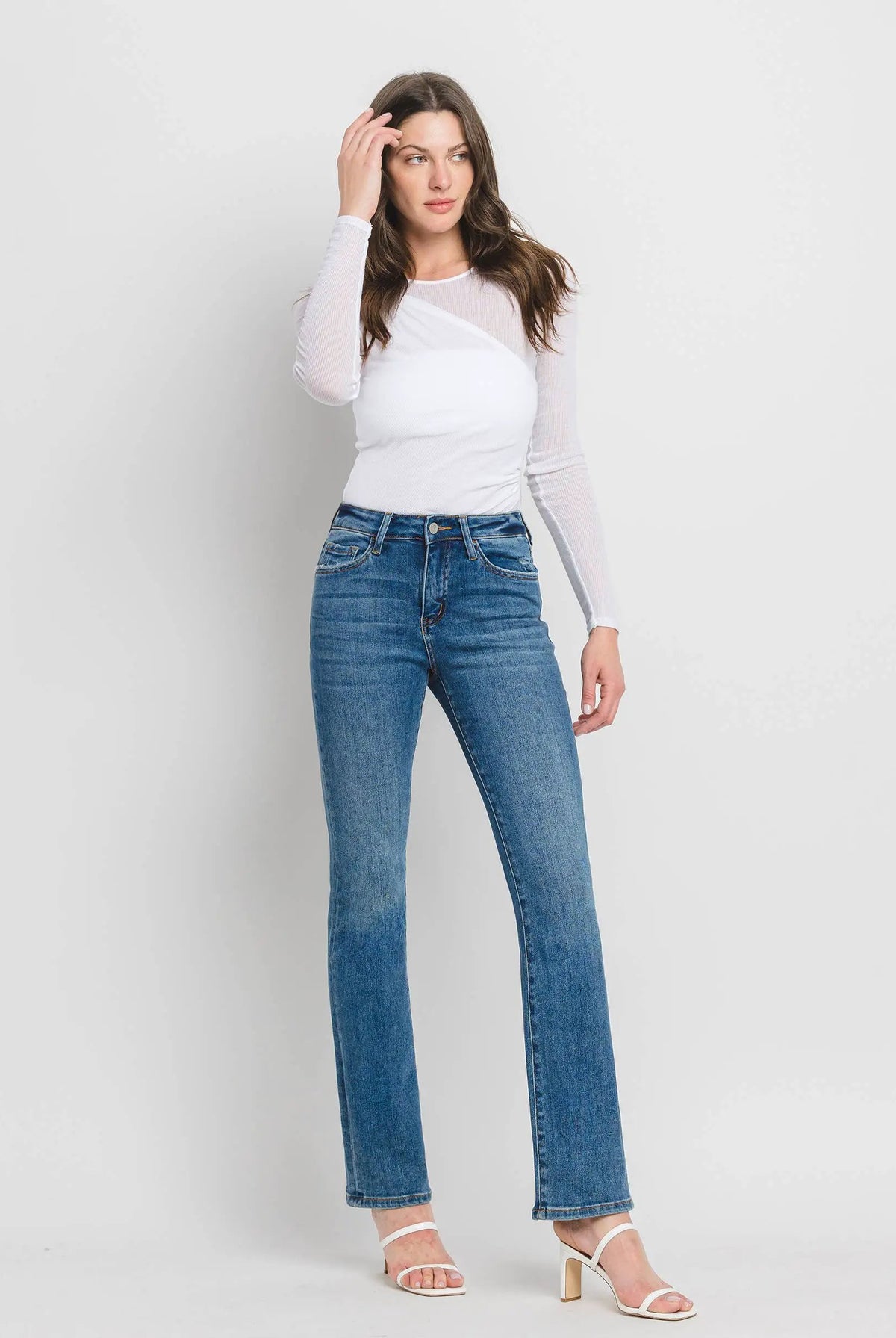 VERVET by FLYING MONKEY VERVET High Rise Bootcut Jeans - Jeans