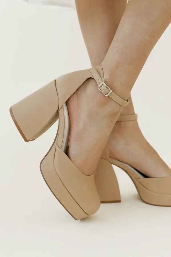 OASIS SOCIETY The Oslo Apricot Mary Jane - Heels