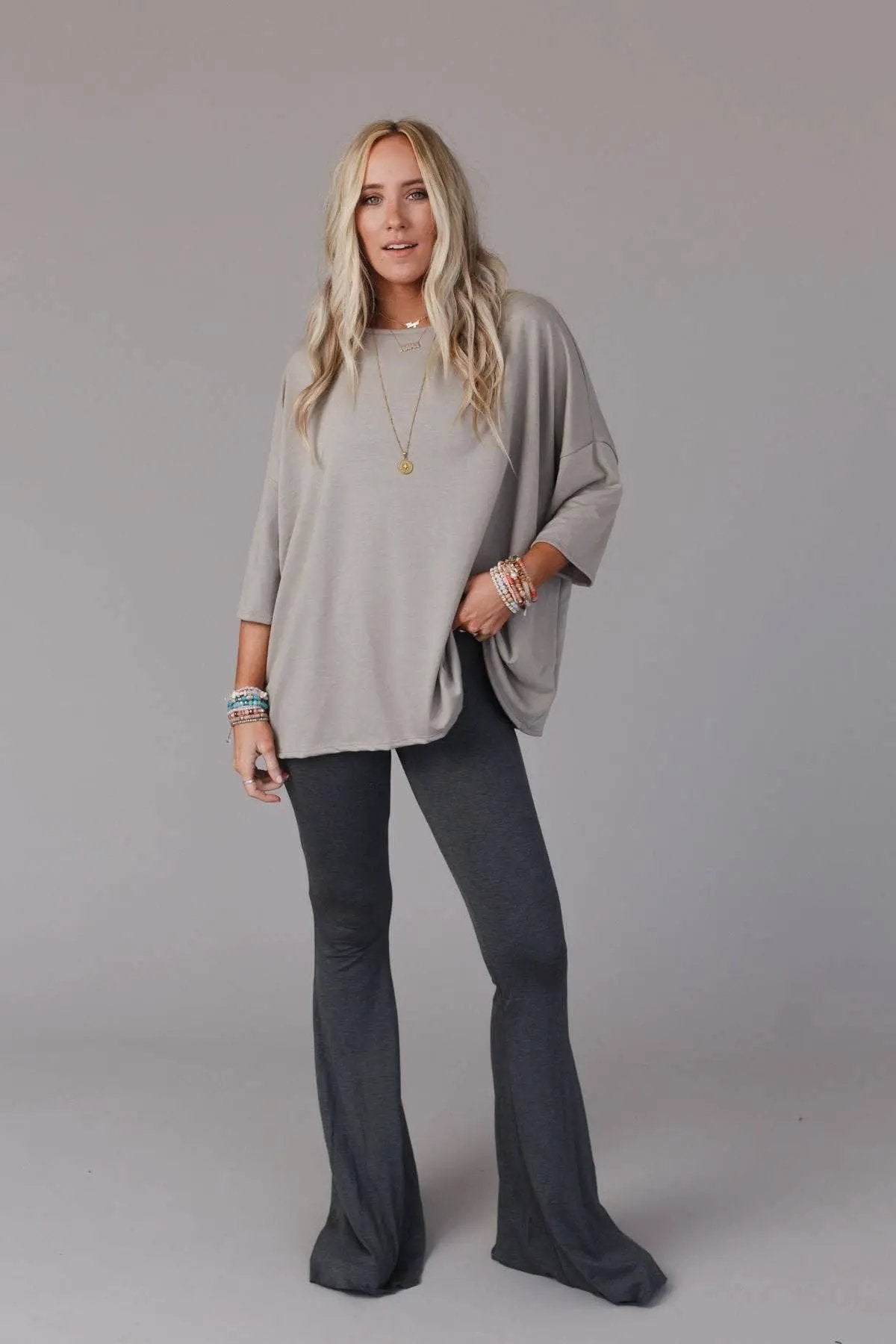 Three Bird Nest Three Bird Nest - Cozy Cool Oversized Tee - Coco: - T-Shirts