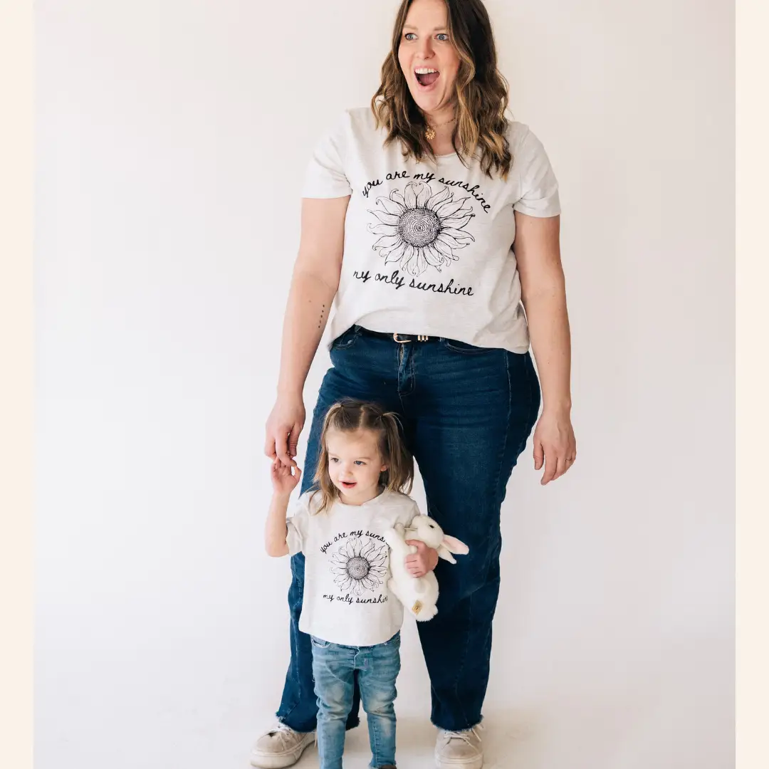 HAHA MAMA Clothing You Are My Sunshine, My Only Sunshine T-Shirt - Mini - T-Shirts
