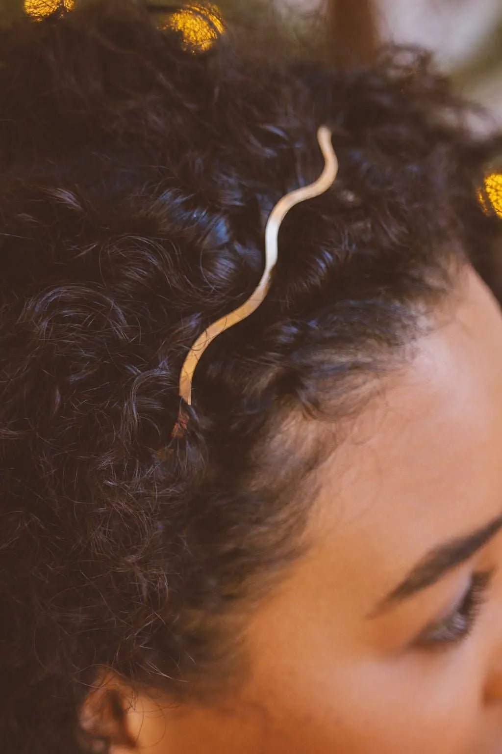 Shop ANDi Waves of Gold Hard Headband - Headbands