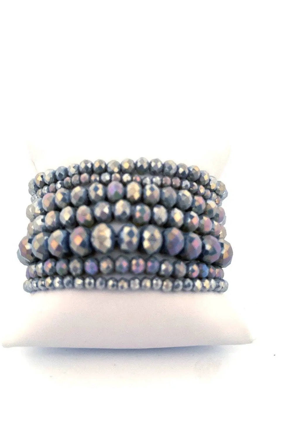 Nette Road Wholesale Unicorn Glass Bead Bracelets - Set of 7 - Bracelets