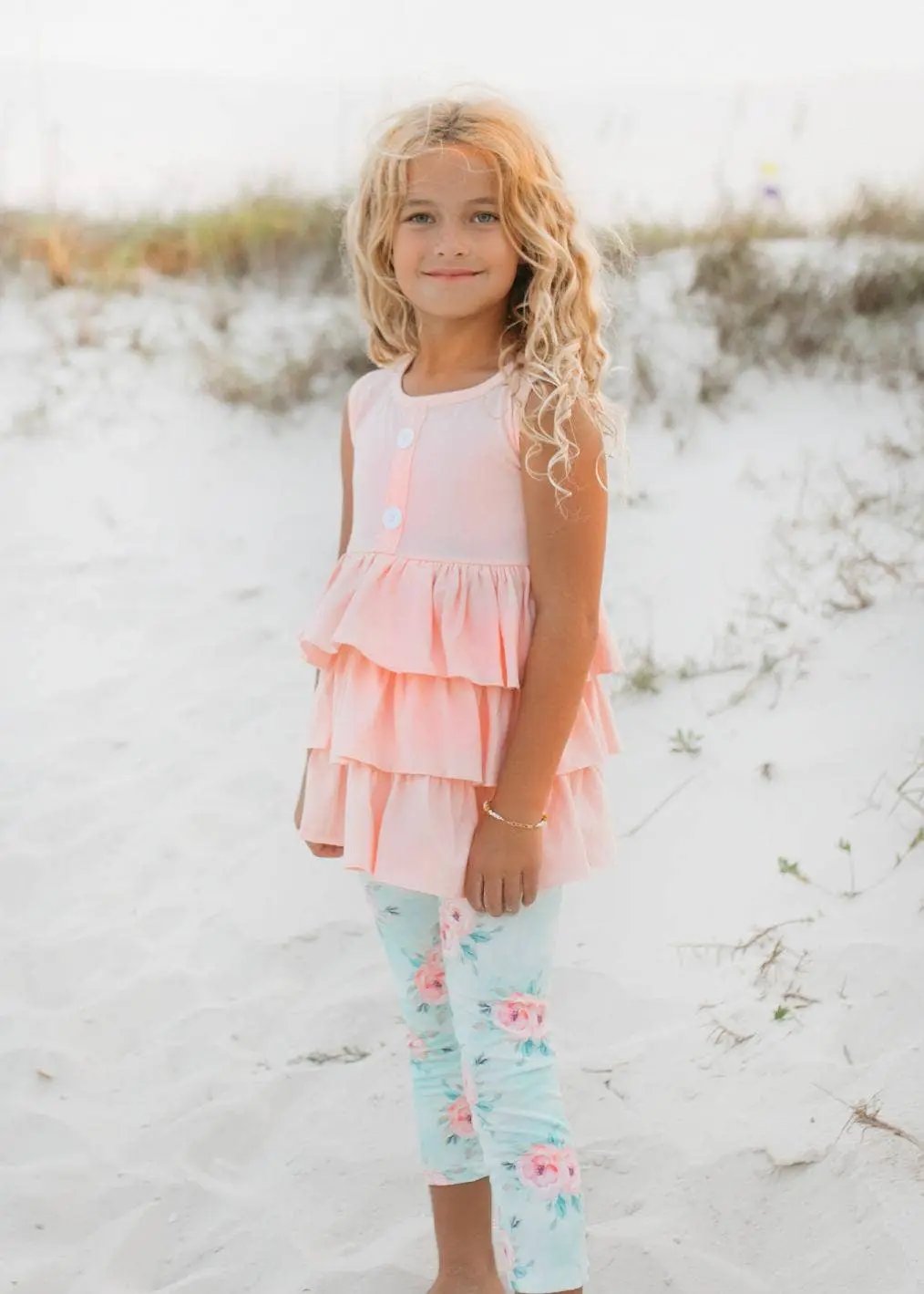 Adorable Sweetness The Seaside Peachy Petals Set - Outfit Sets