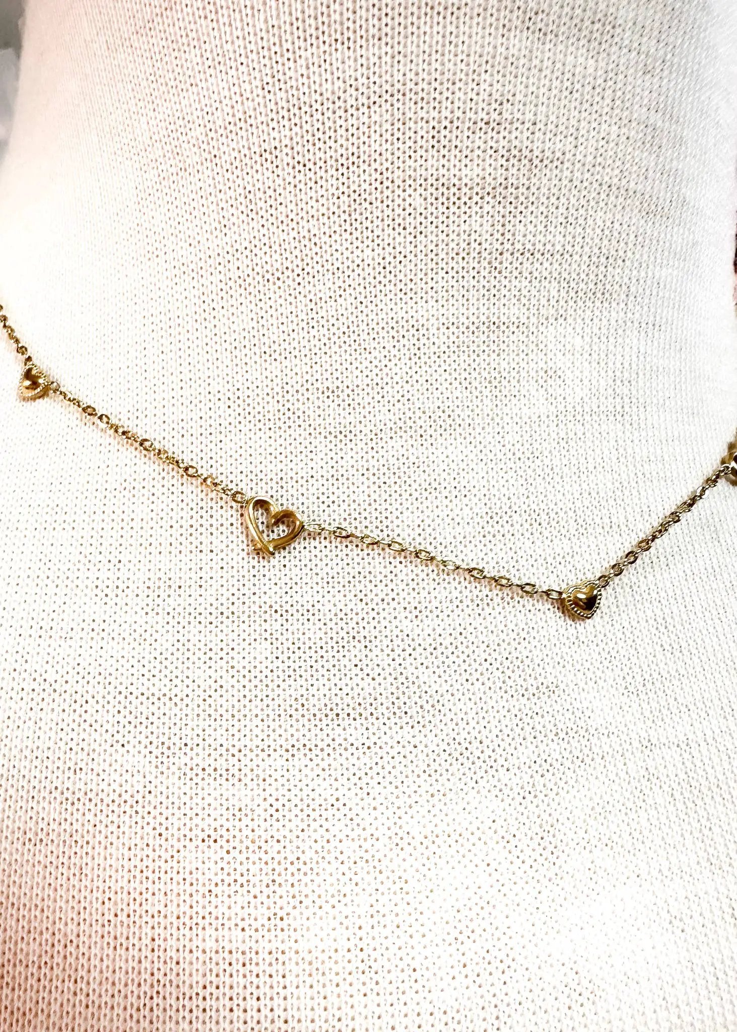 Nette Road Wholesale Simple Style Shiny Heart Shape Chocker Necklace - Necklaces