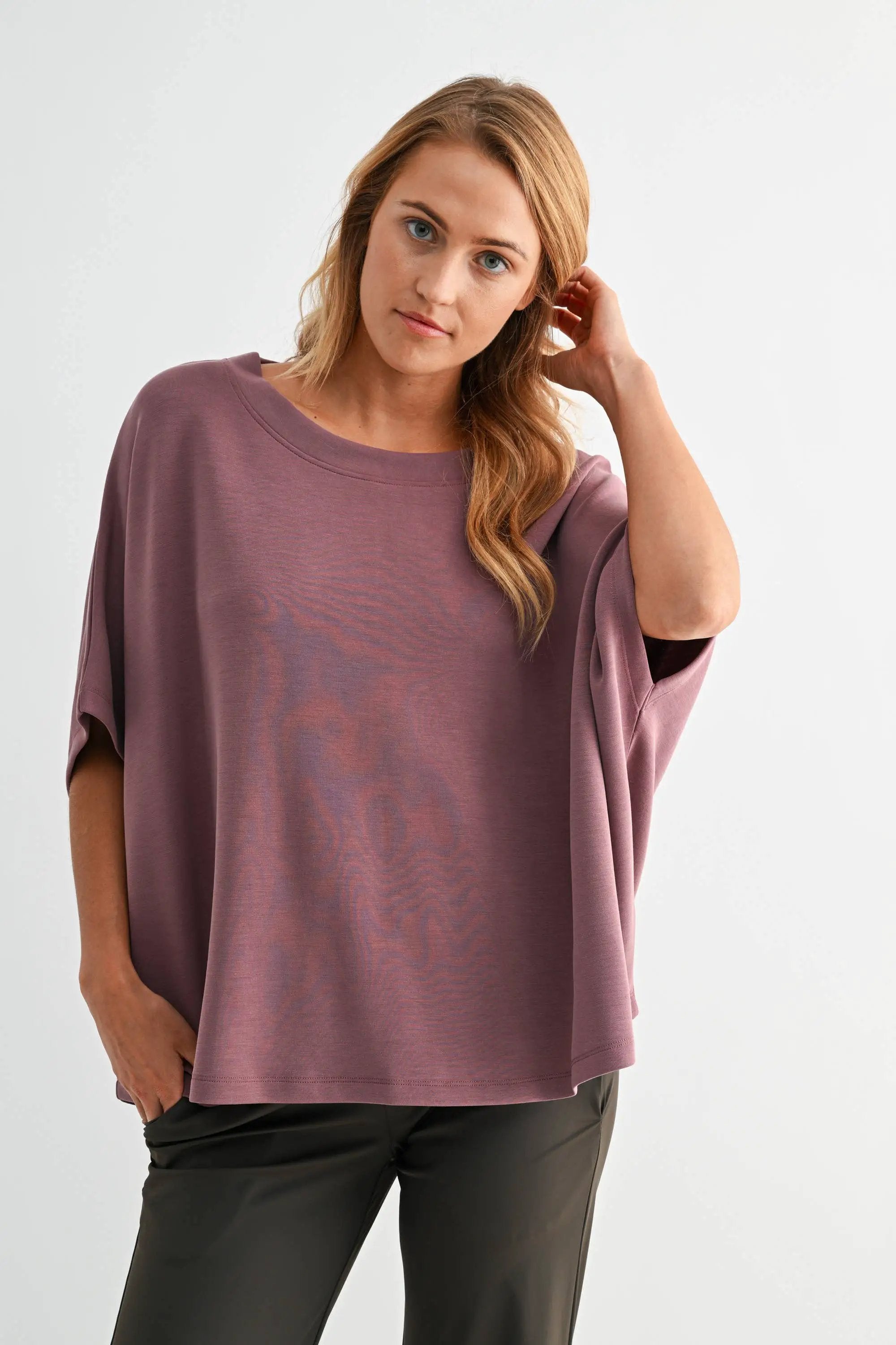 Mono B Mono B - Laguna Boatneck Top - Blouses Mono B - Laguna Boatneck Top