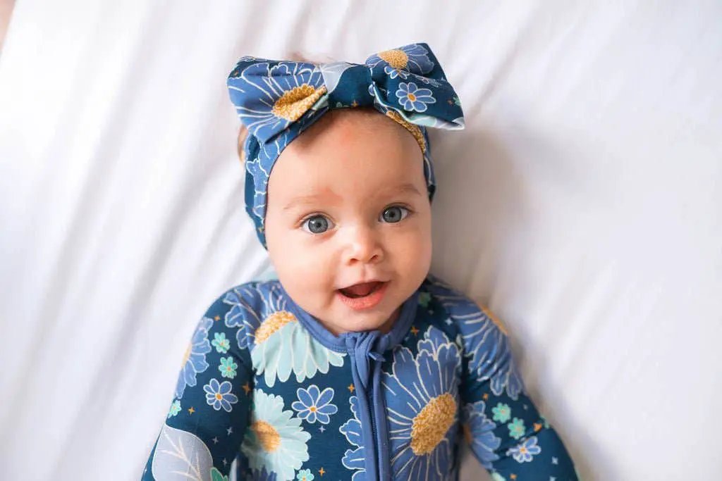 Jammie Session formerly Big Dreams Little Jammies Bluepsie Daisy Romper - Baby One-Pieces