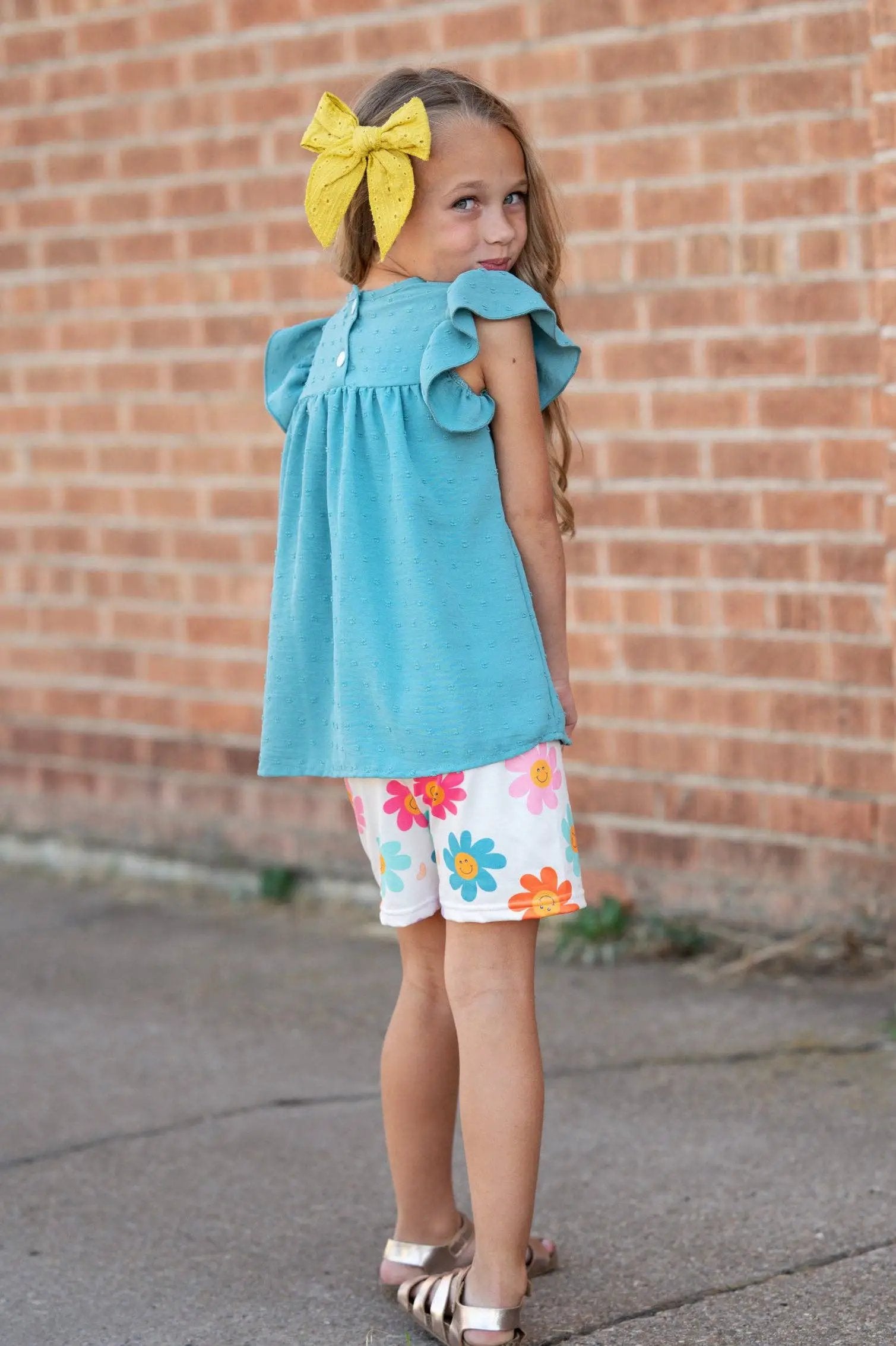 Adorable Sweetness The Retro Flower Power Cutie Set - Outfit Sets